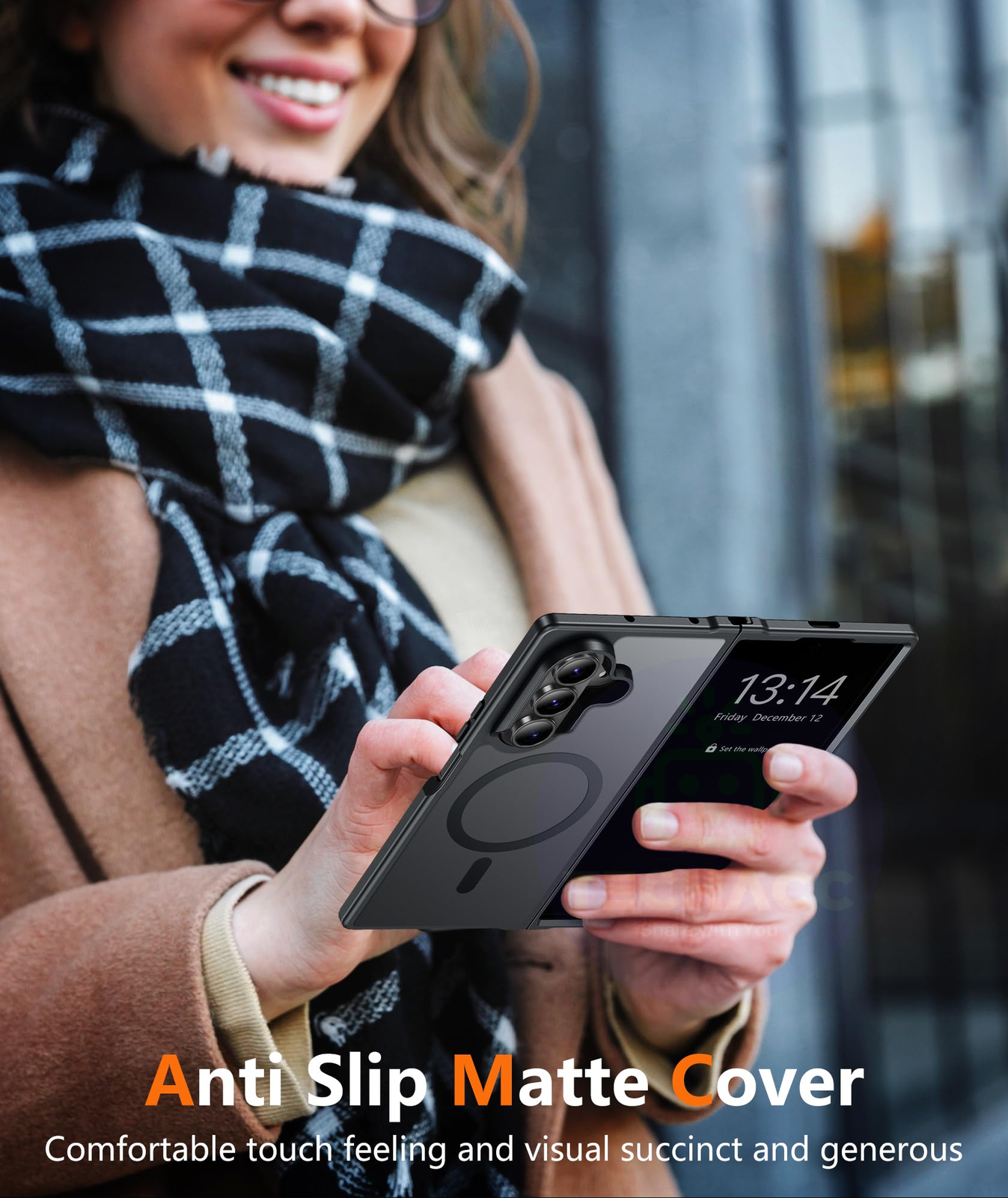 Magnetic Matte Clear Heavy-Duty Case for Samsung Galaxy Z Fold 8 & Z Fold 8 Ultra - image 9