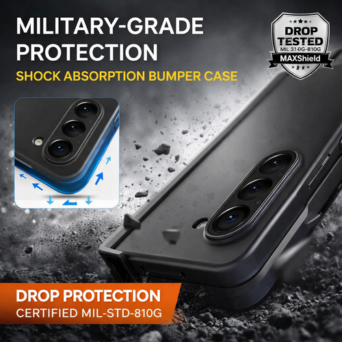 Rugged Full Protection Case with S Pen Holder for Samsung Galaxy Z Fold 8 & Z Fold 8 Ultra - image 7