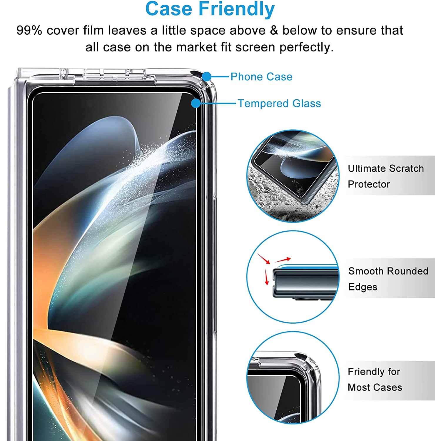 Tempered Glass Screen & Camera Protector for Samsung Galaxy Z Fold 8 & Z Fold 8 Ultra - image 12