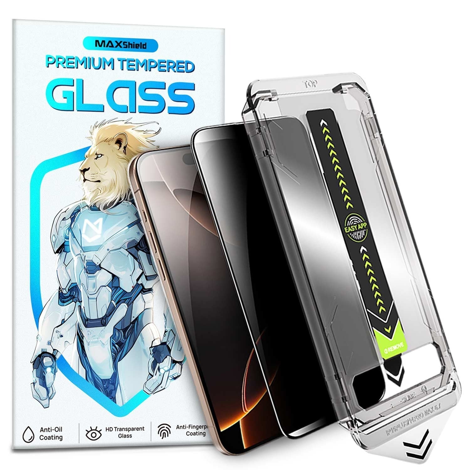2X For Apple iPhone 17 Pro Max Air Tempered Glass Screen Protector
