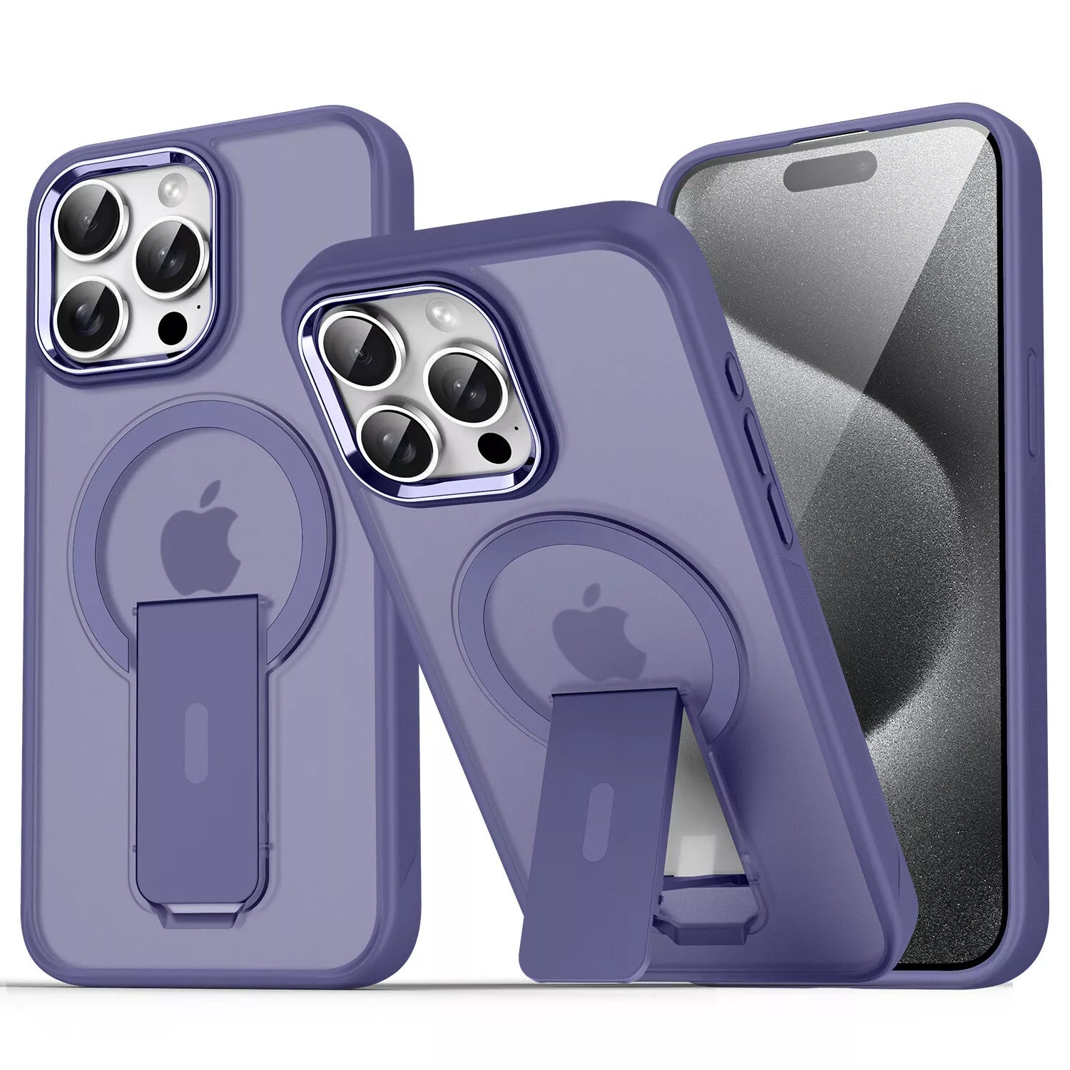 For iPhone 16 Pro Max Case Magsafe Shockproof Kickstand Holder Cover