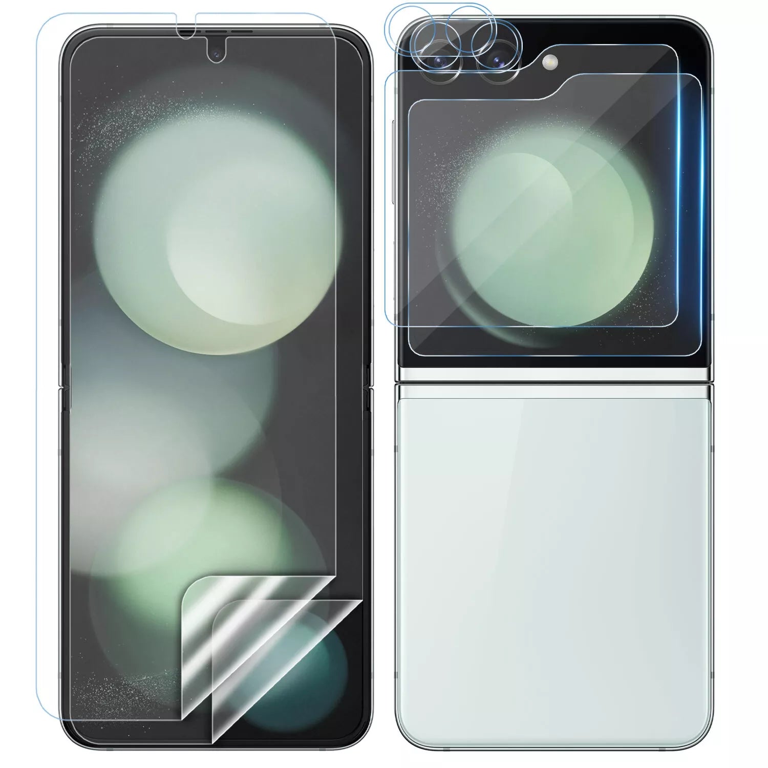 For Samsung Galaxy Z Flip Fold 6 5G Tempered Glass Screen Protector Full Cover