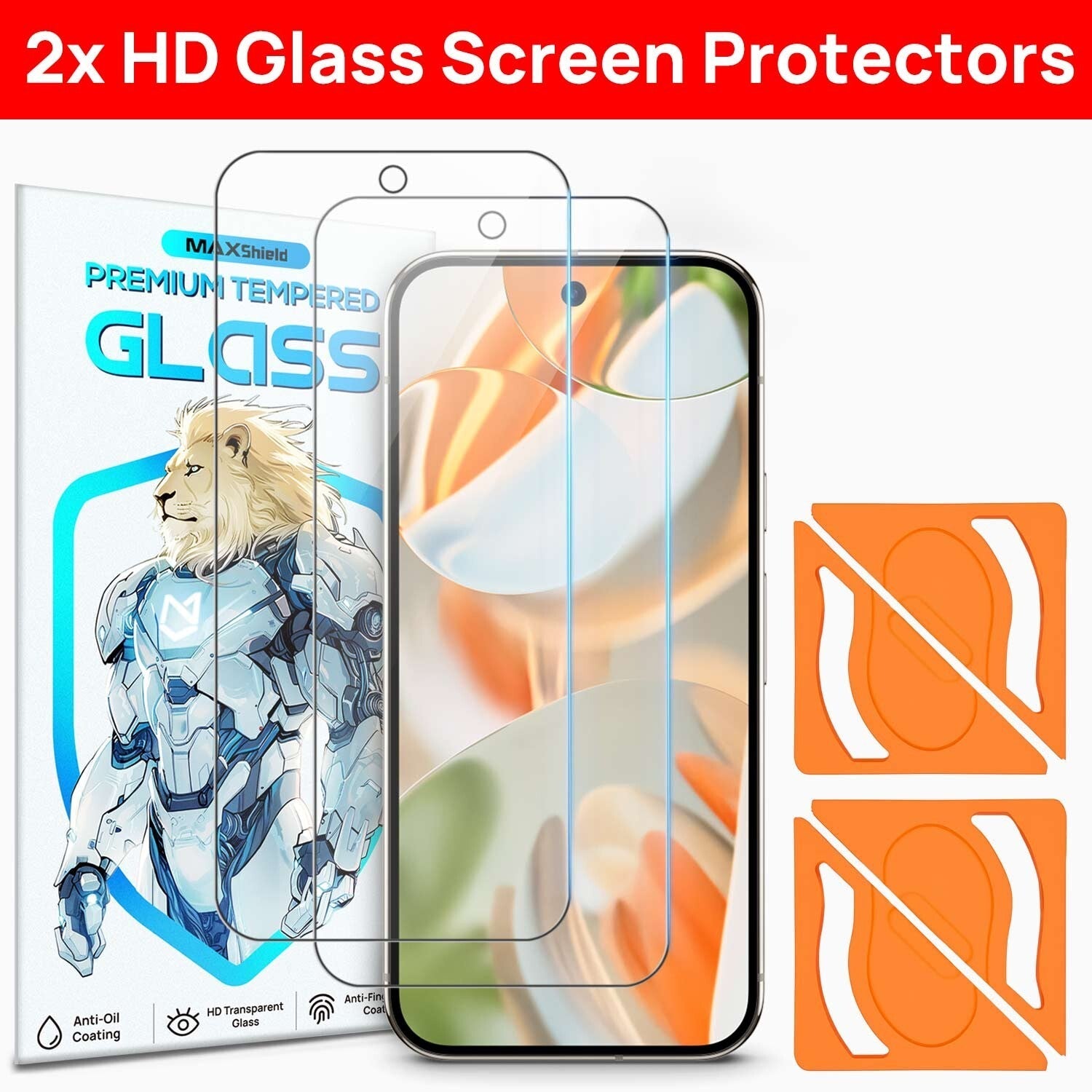 2x For Google Pixel 10 Pro XL Tempered Glass Privacy Screen Protector