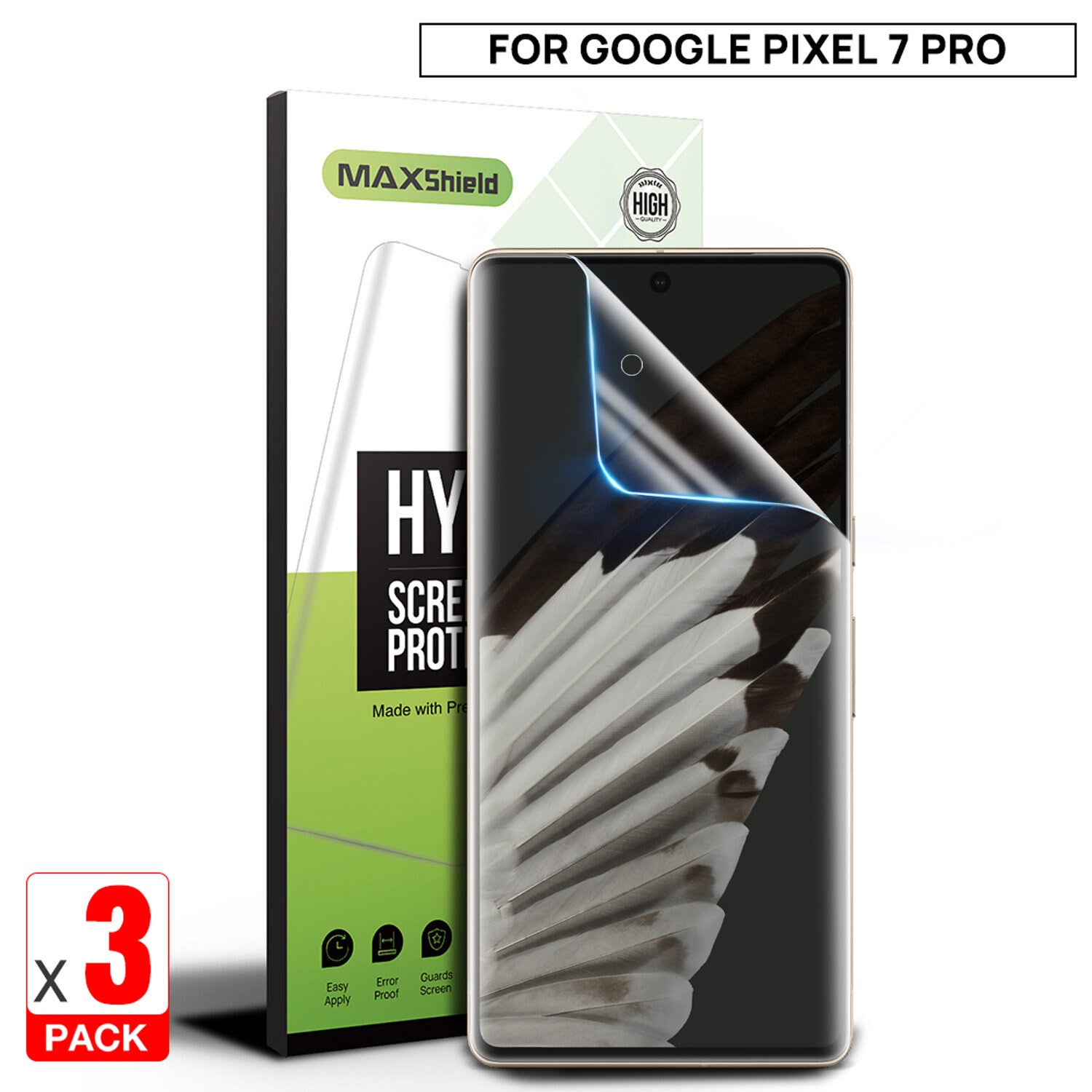 3X For Google Pixel 10/10Pro/10 Pro XL Clear Hydrogel Screen Protector Film