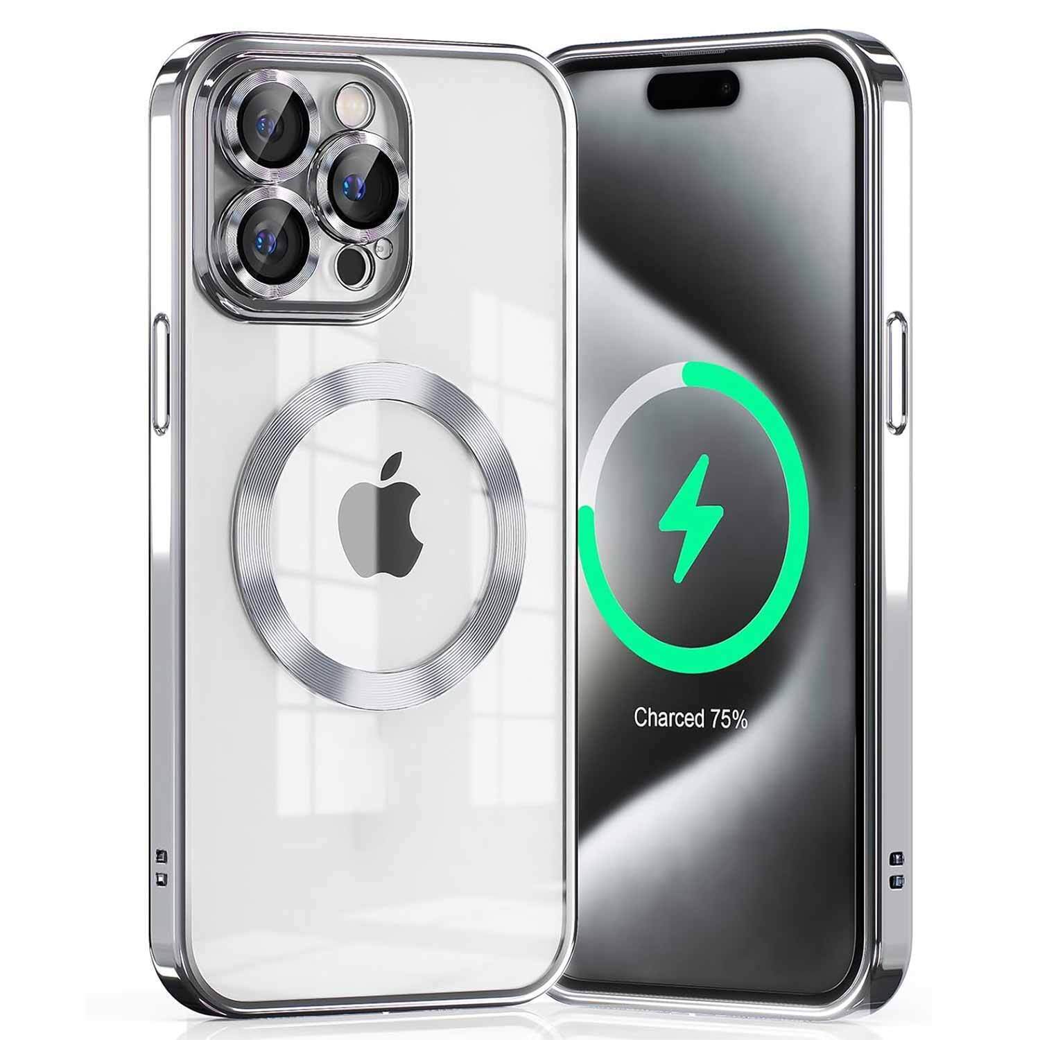 For iPhone 17 Pro Max Air Magnetic Case Clear Shockproof Kickstand Cover
