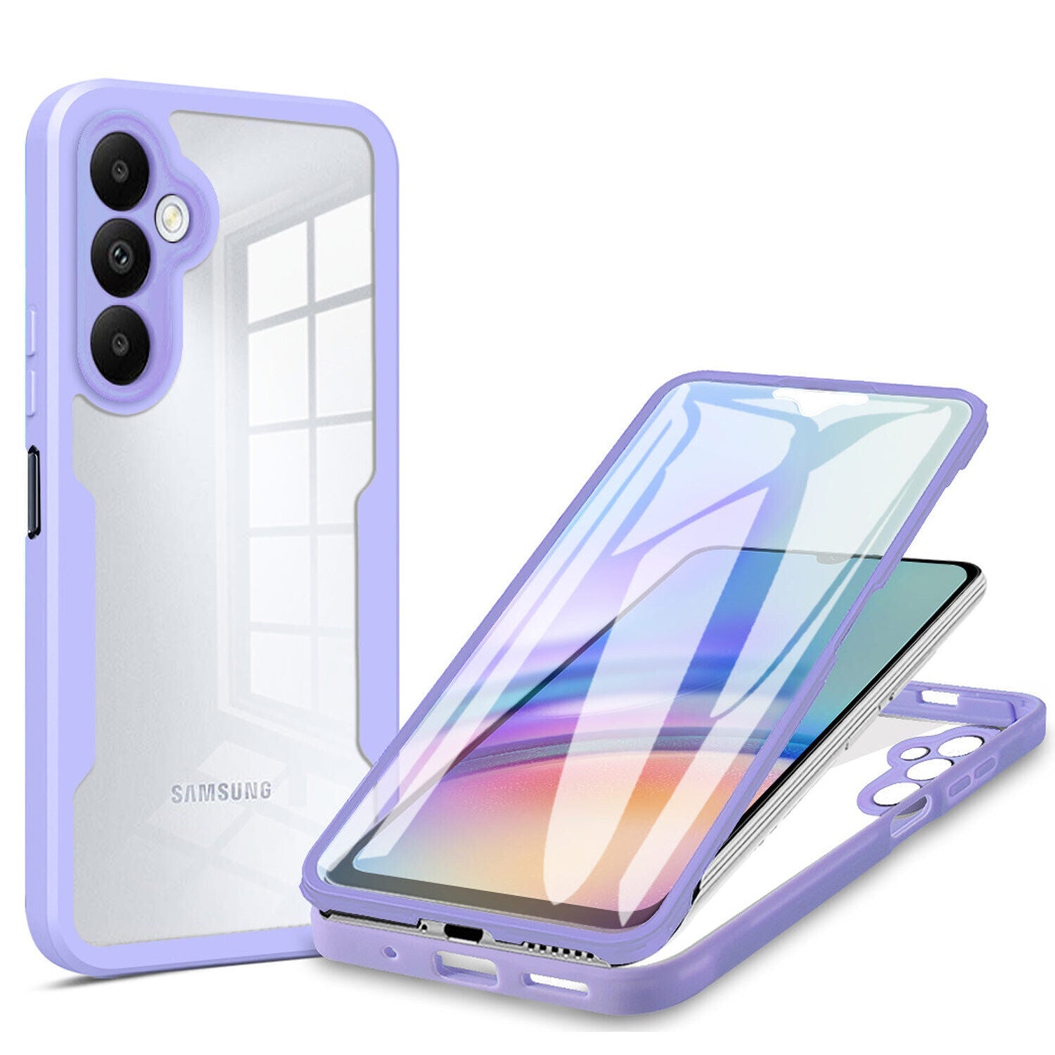 For Samsung Galaxy A35 A55 A34 A53 A15 5G Shockproof Rugged 360 Full Body Case