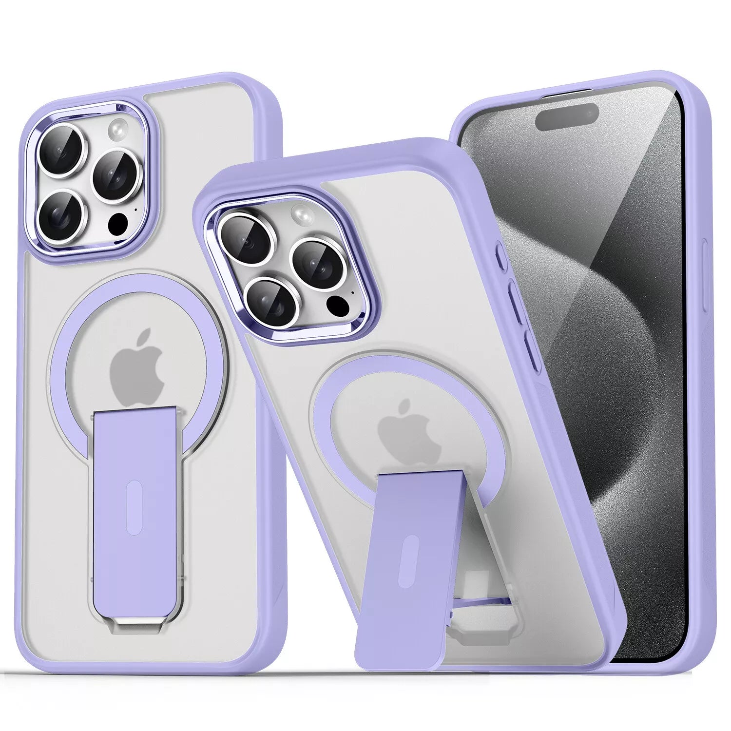 For iPhone 16 Pro Max Case Magsafe Shockproof Kickstand Holder Cover