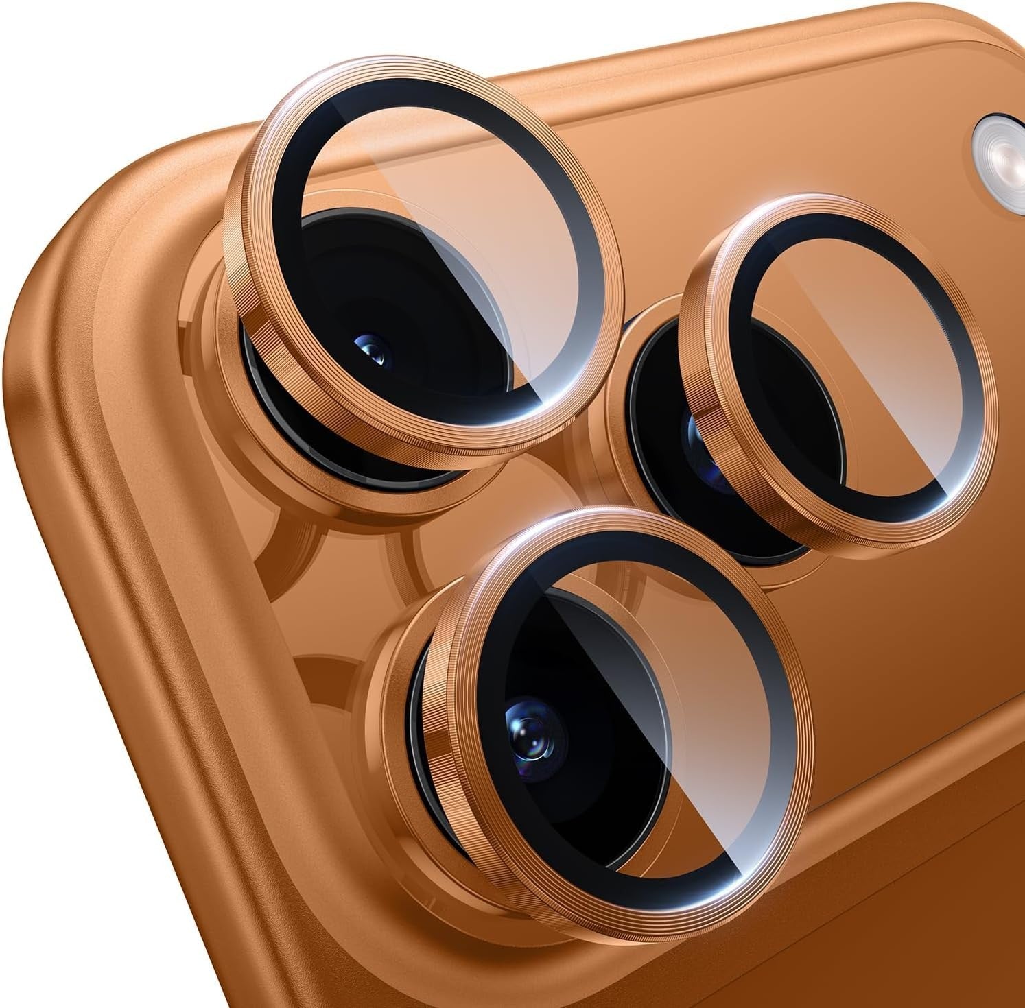 MAXSHIELD For iPhone 17 Pro Max Metal Ring Camera Lens Protector