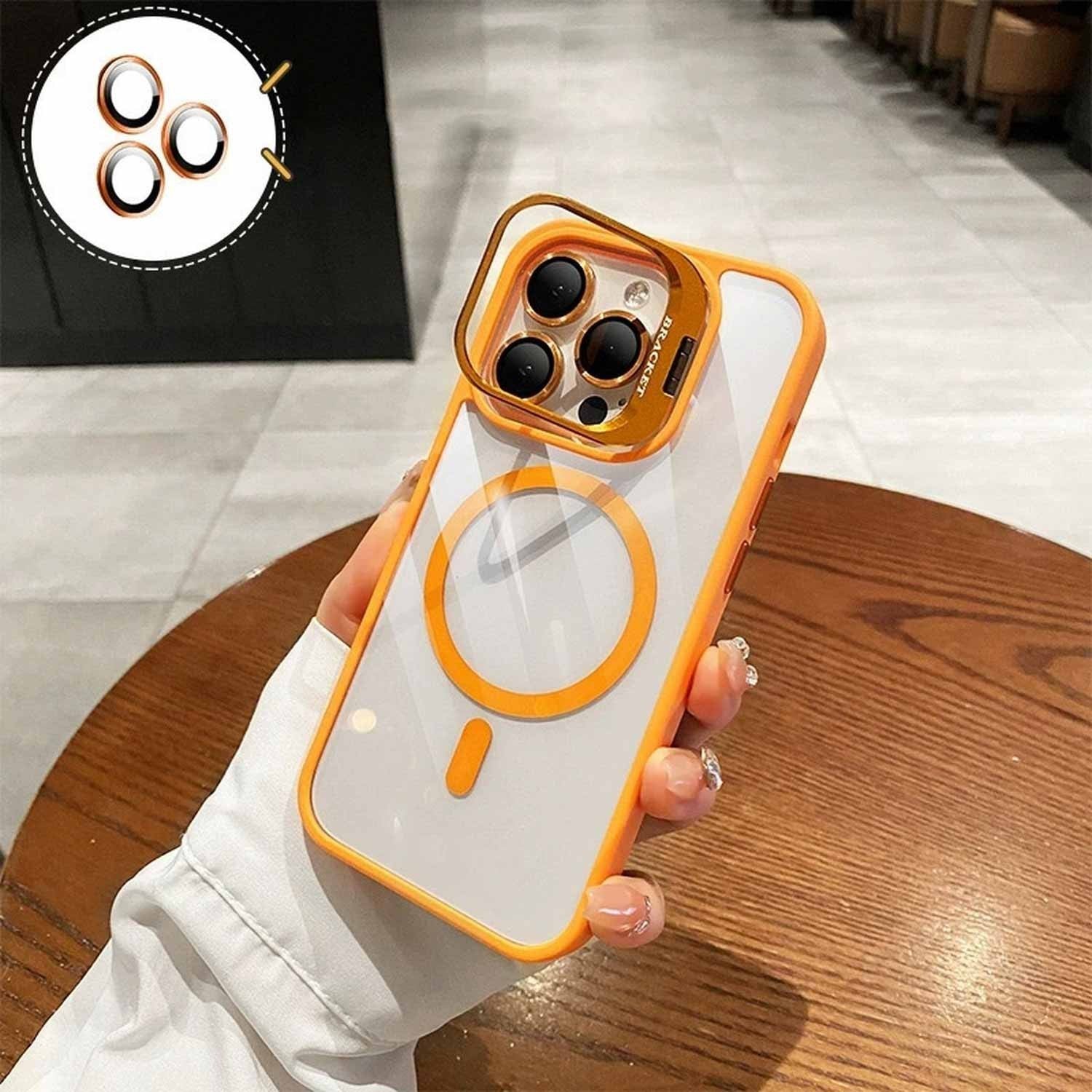 For iPhone 17 Pro Max Air Shockproof MagSafe Stand Case Camera Protector