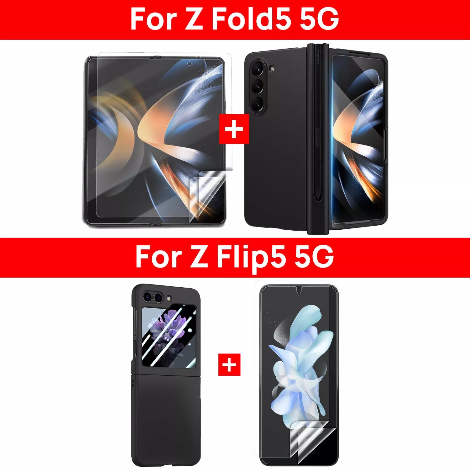 For Samsung Galaxy Z Fold 6 Flip6 Case Shockproof Rugged Holder Cover