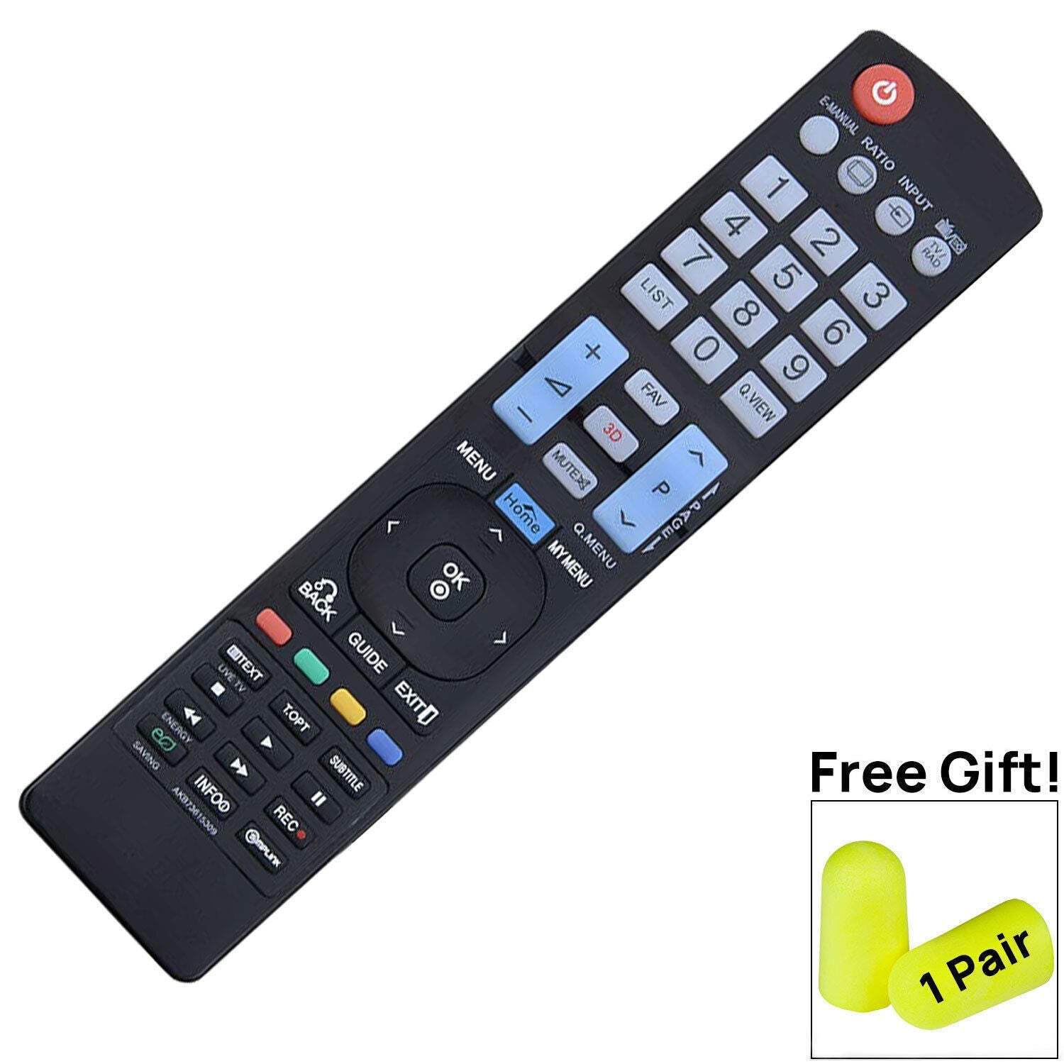 New Genuine LG TV Remote Control Replacement For 3D HDTV LED LCD Years 2000-2024