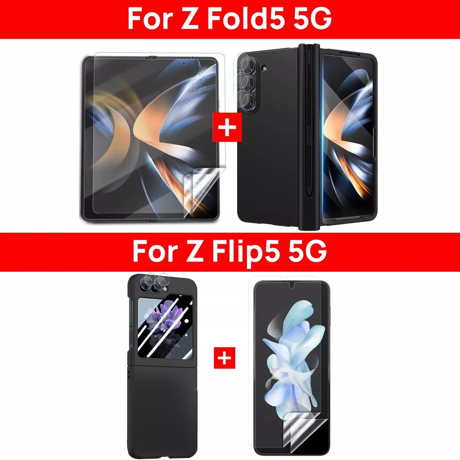 For Samsung Galaxy Z Fold 6 Flip6 Case Shockproof Rugged Holder Cover