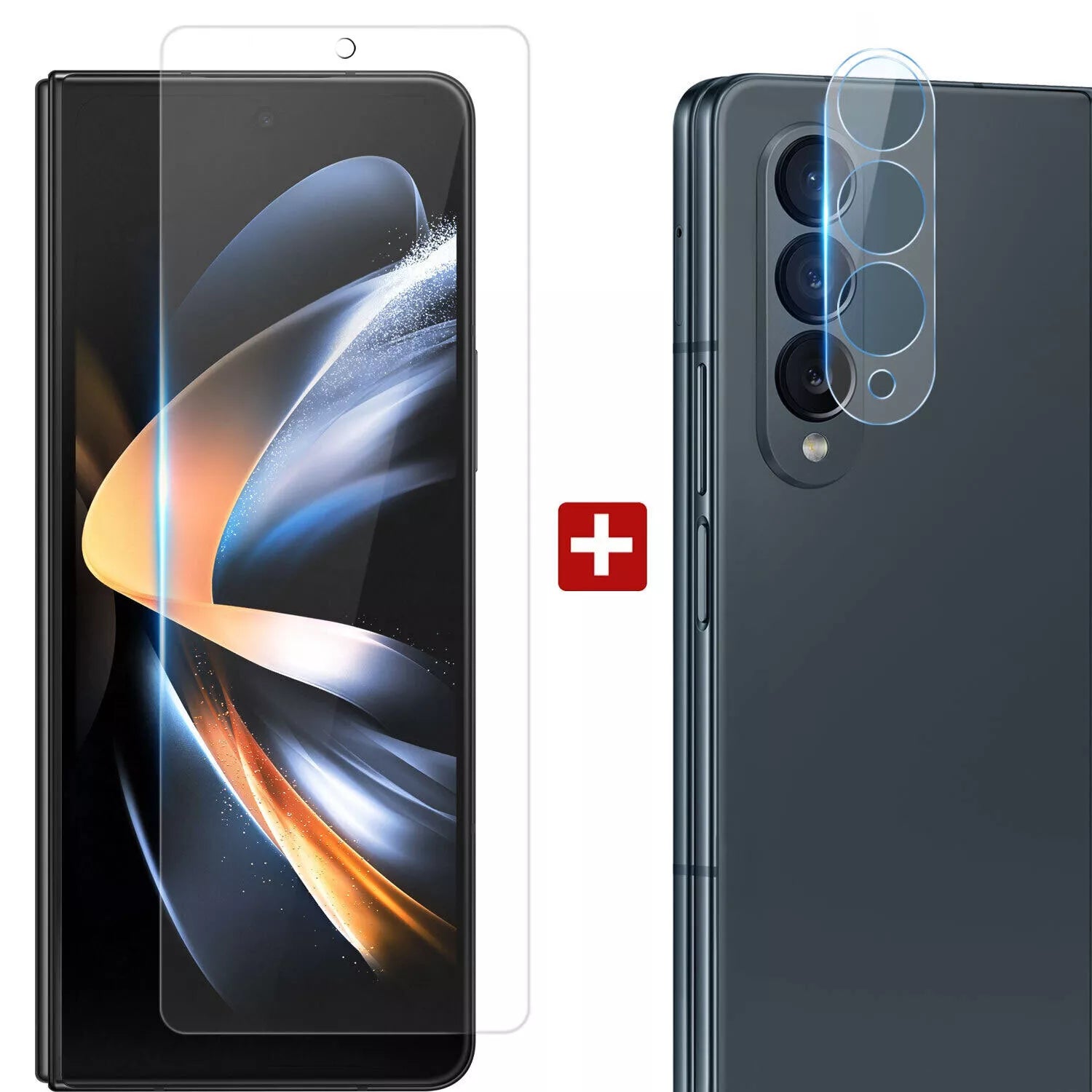 MAXSHIELD For Samsung Galaxy Z Fold 6 5G Glass Screen Lens Camera Protector