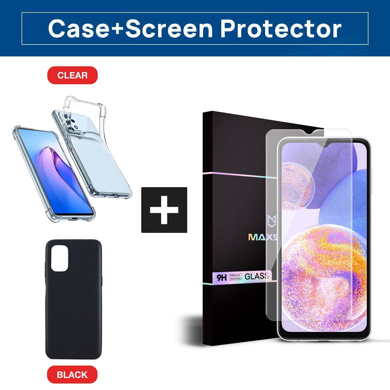 For Nokia C22 C12 Clear Case Shockproof Slim Matte Cover