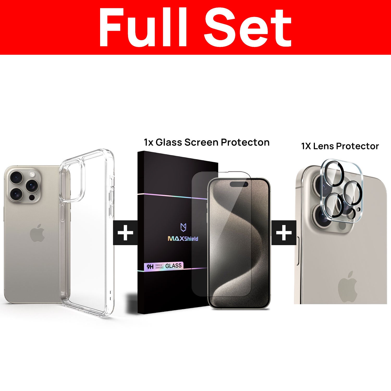For iPhone 17 Pro Max Air Clear Case Shockproof Bumper Lens Cover