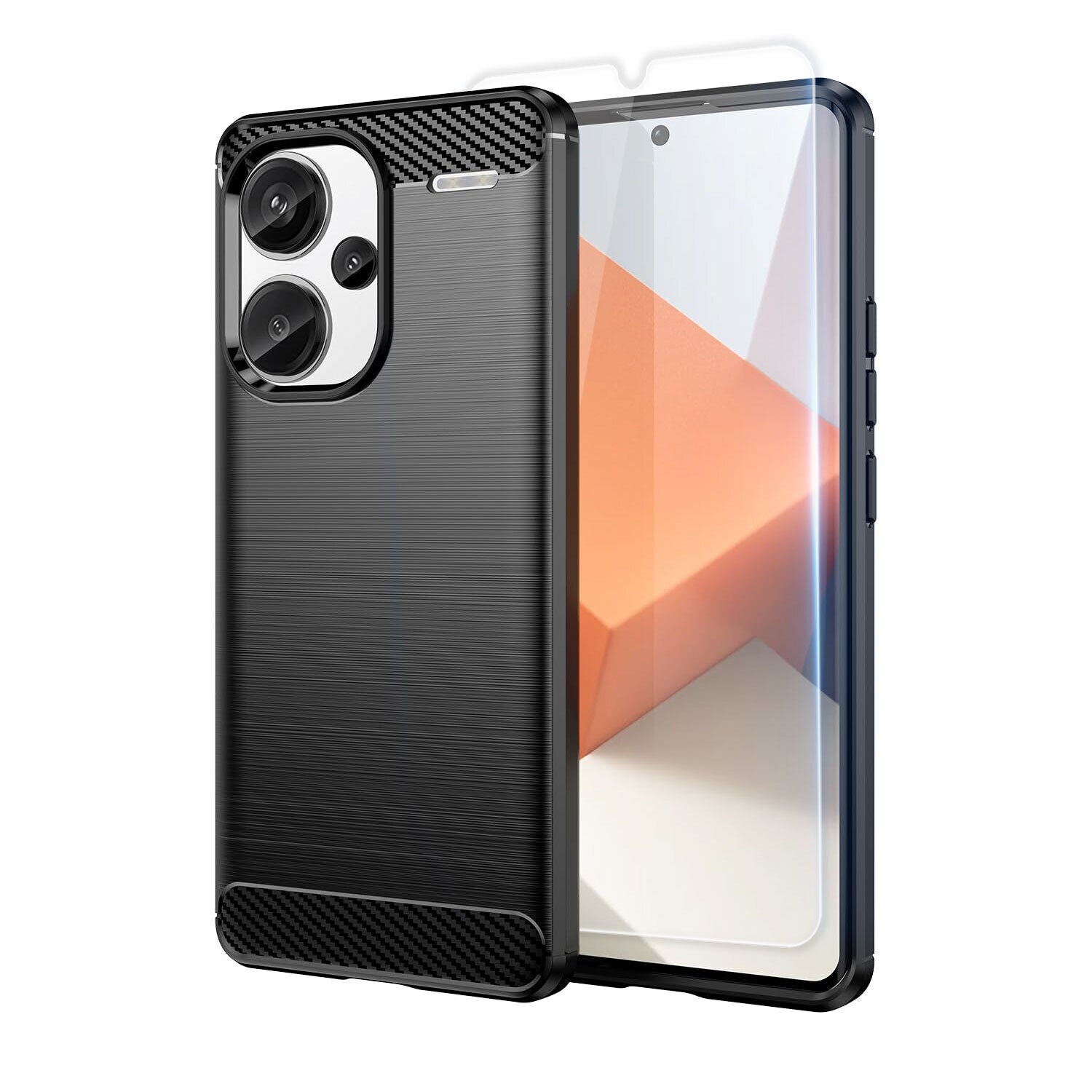 For Xiaomi Redmi 13C 12 Note 13 Pro+ 5G Case Shockproof Rugged Soft Case Cover