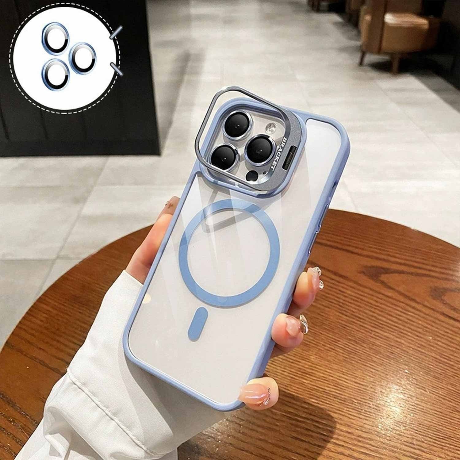 For iPhone 17 Pro Max Air Shockproof MagSafe Stand Case Camera Protector