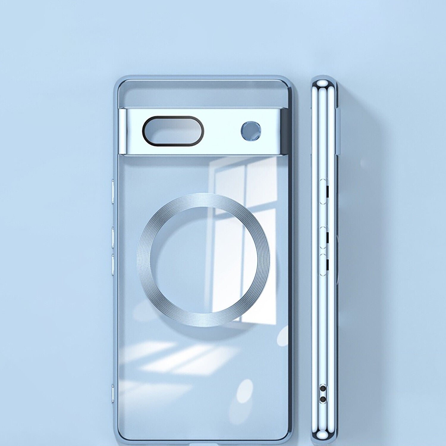 For Google Pixel 9 Pro XL Magnetic Mag Safe Case Clear Shockproof Case Cover