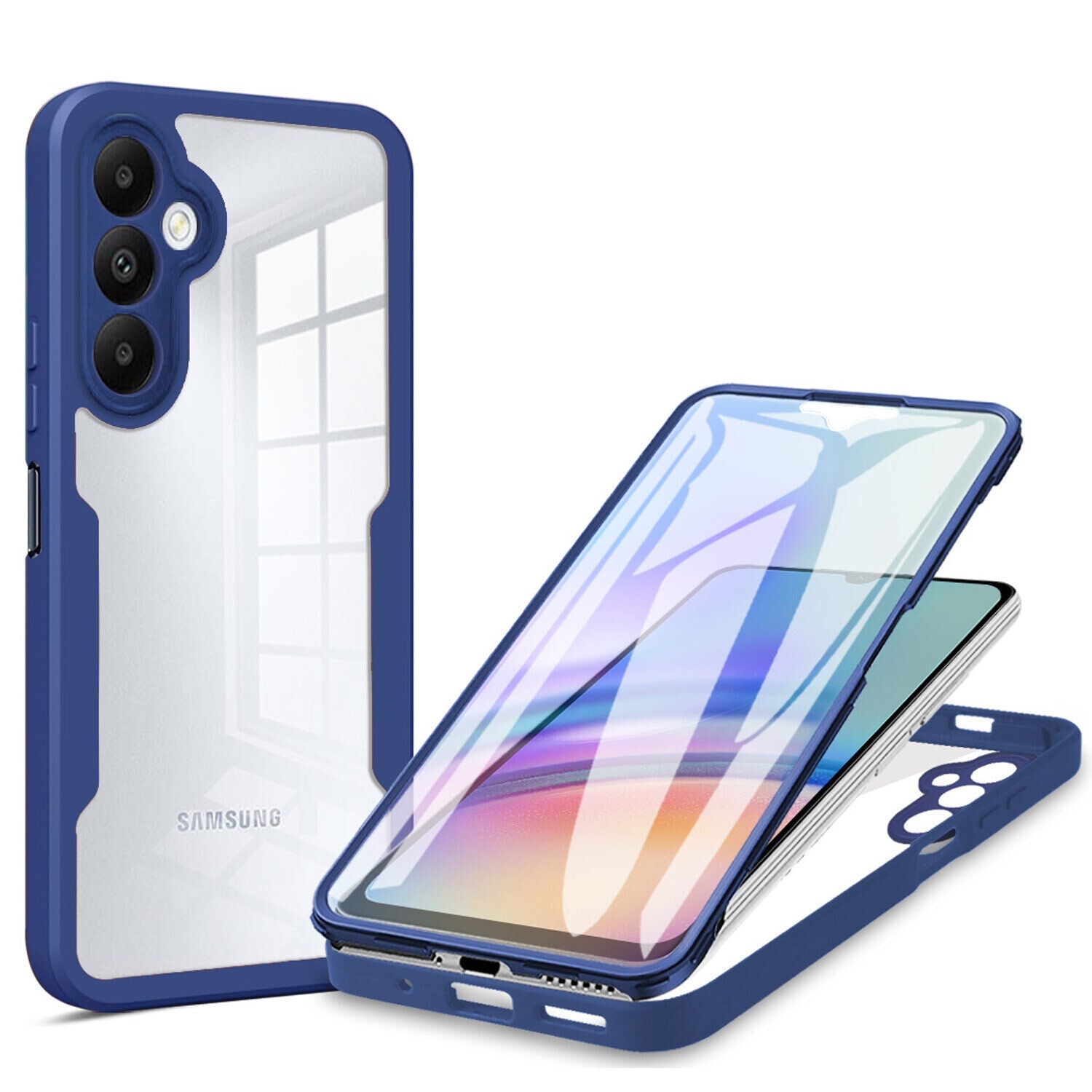 For Samsung Galaxy A35 A55 A34 A53 A15 5G Shockproof Rugged 360 Full Body Case