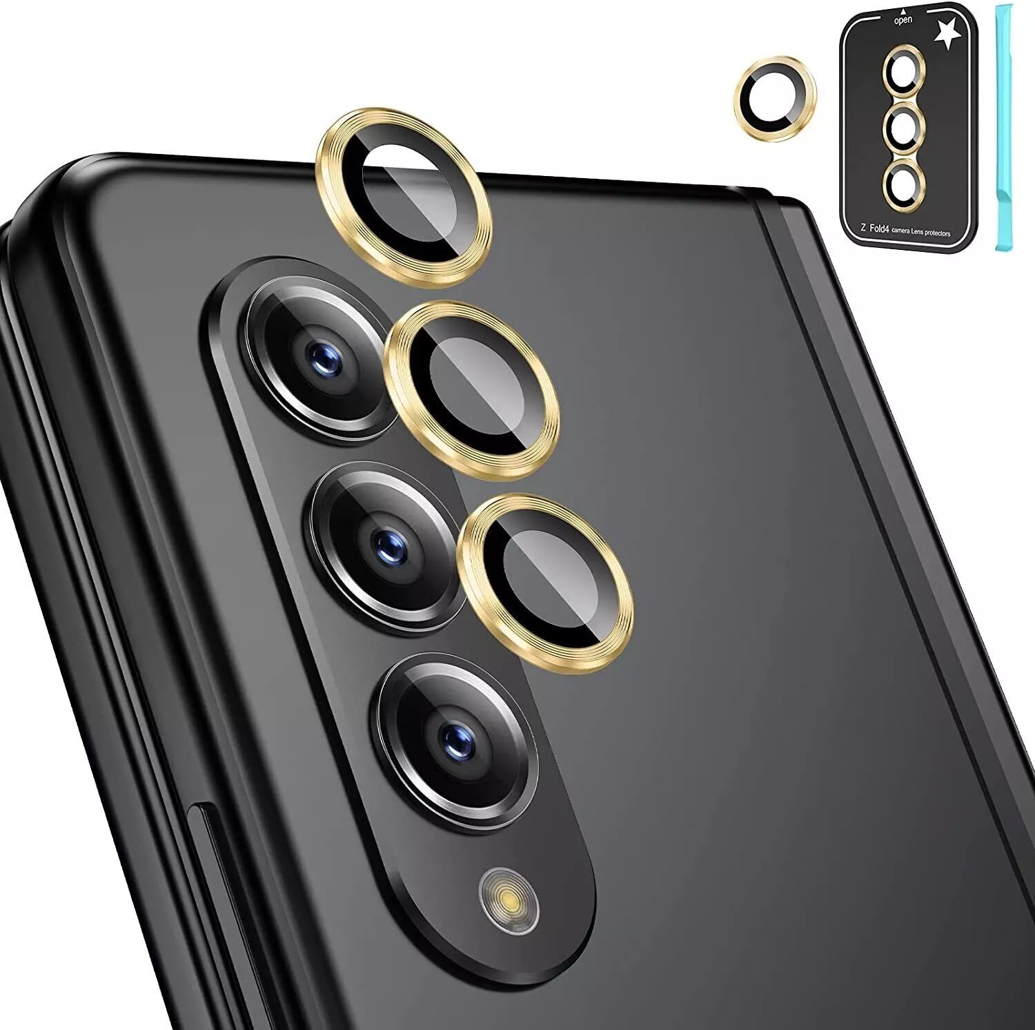 For Samsung Galaxy Z Fold/Flip 6 Camera Lens Tempered Glass Full Protector