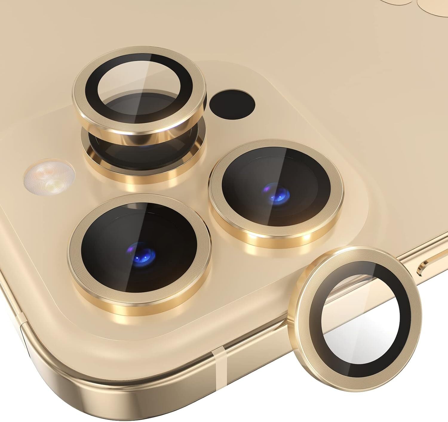 MAXSHIELD For iPhone 17 Pro Max Metal Ring Camera Lens Protector