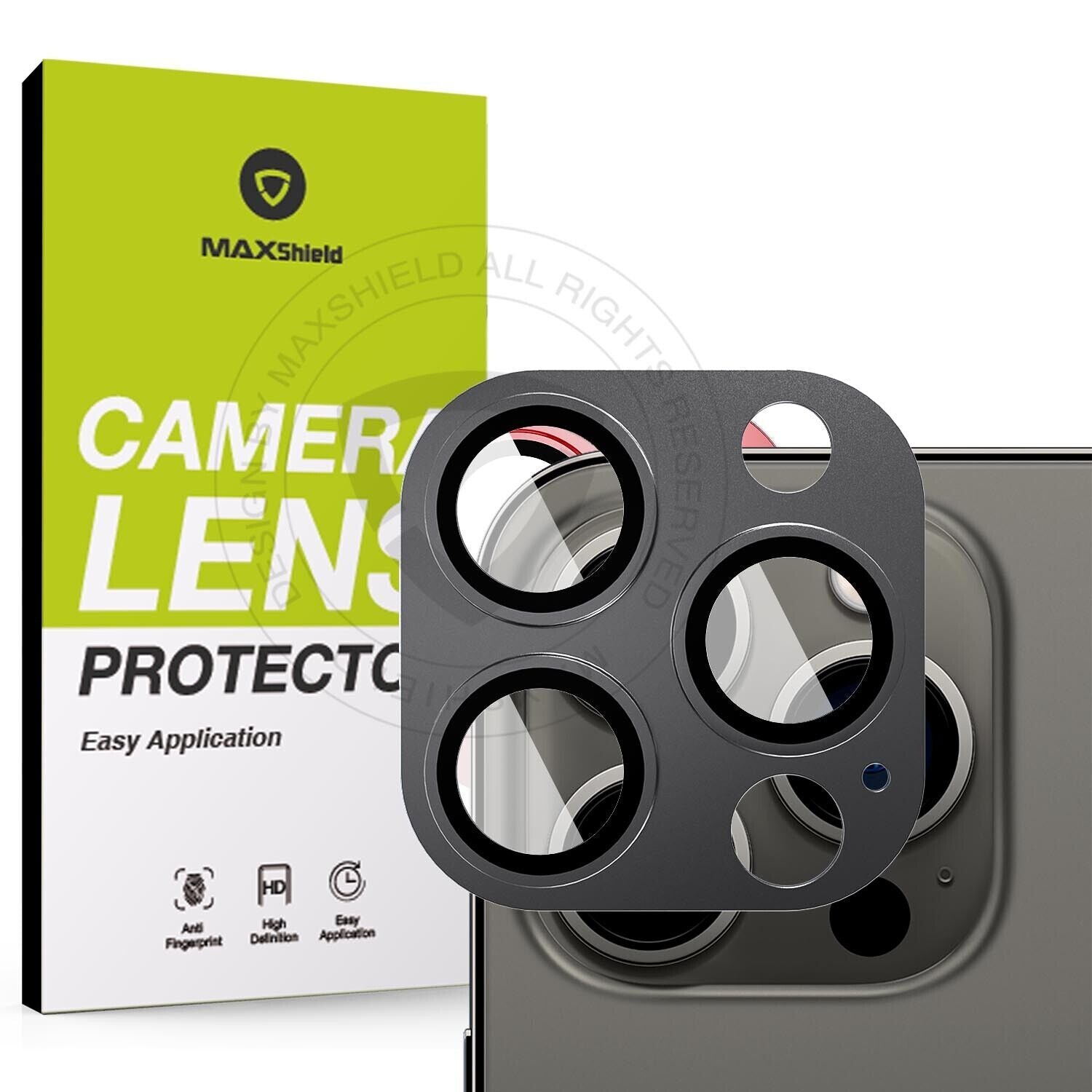 For Apple iPhone 17 Pro Max Air Camera Lens Metal Glass Ring Protector