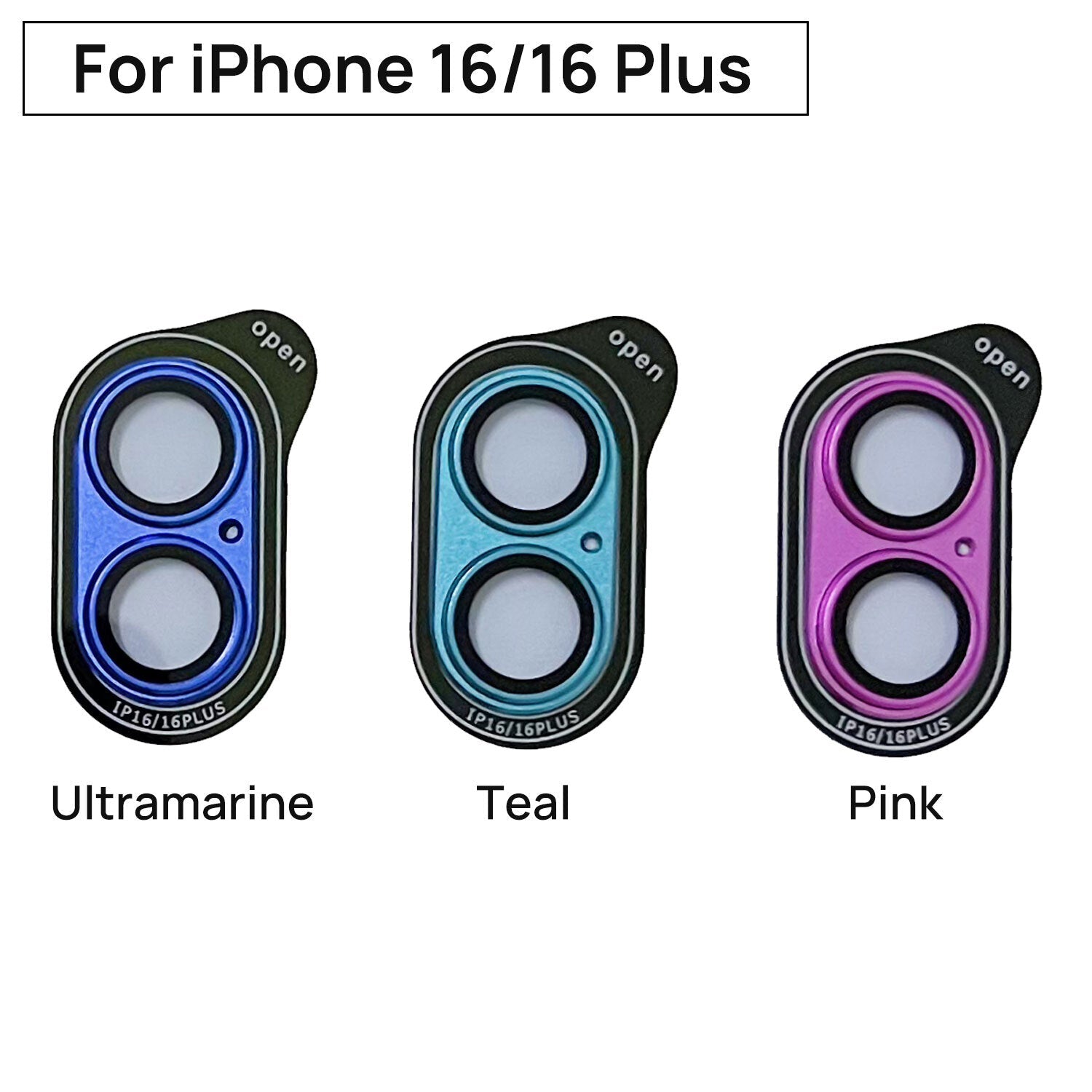 For Apple iPhone 17 Pro Max Air Camera Lens Metal Glass Ring Protector