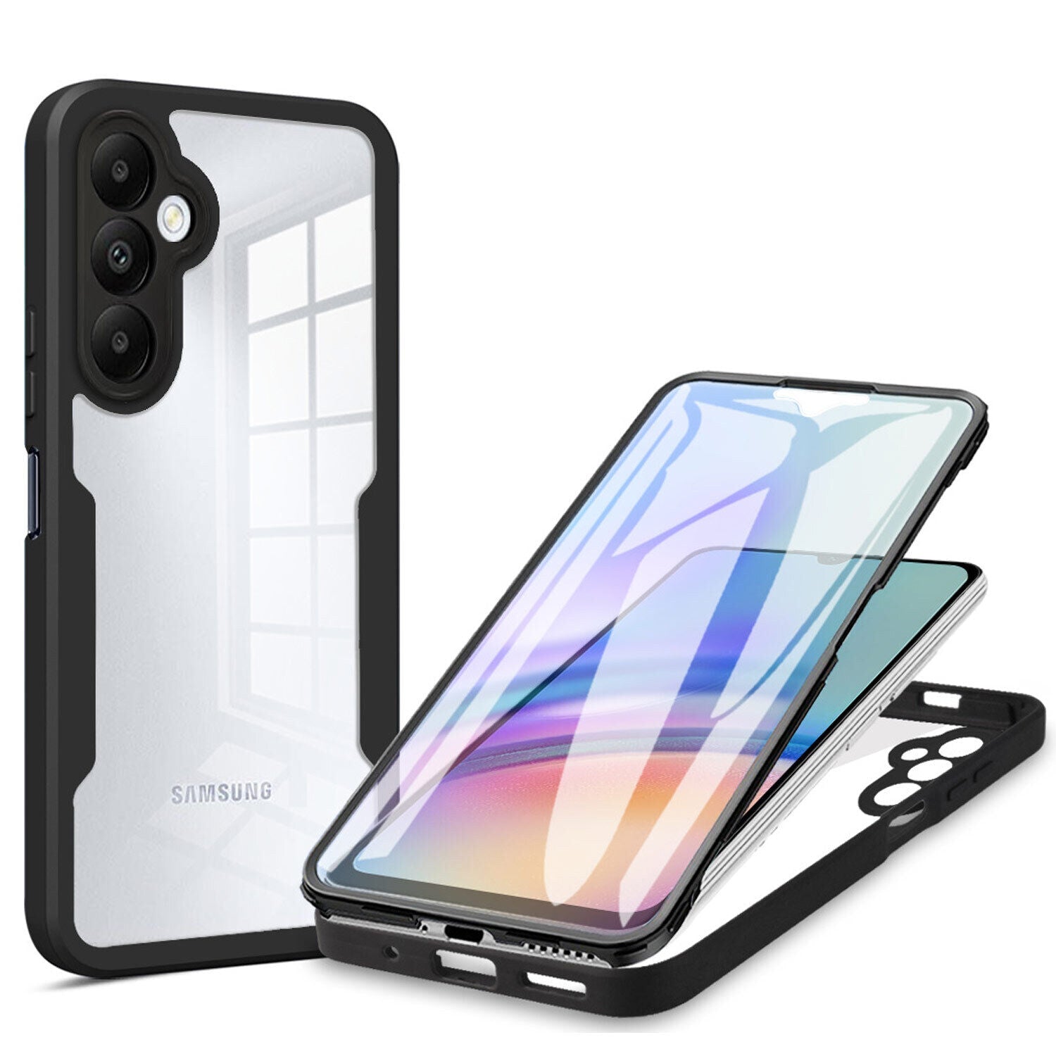 For Samsung Galaxy A35 A55 A34 A53 A15 5G Shockproof Rugged 360 Full Body Case