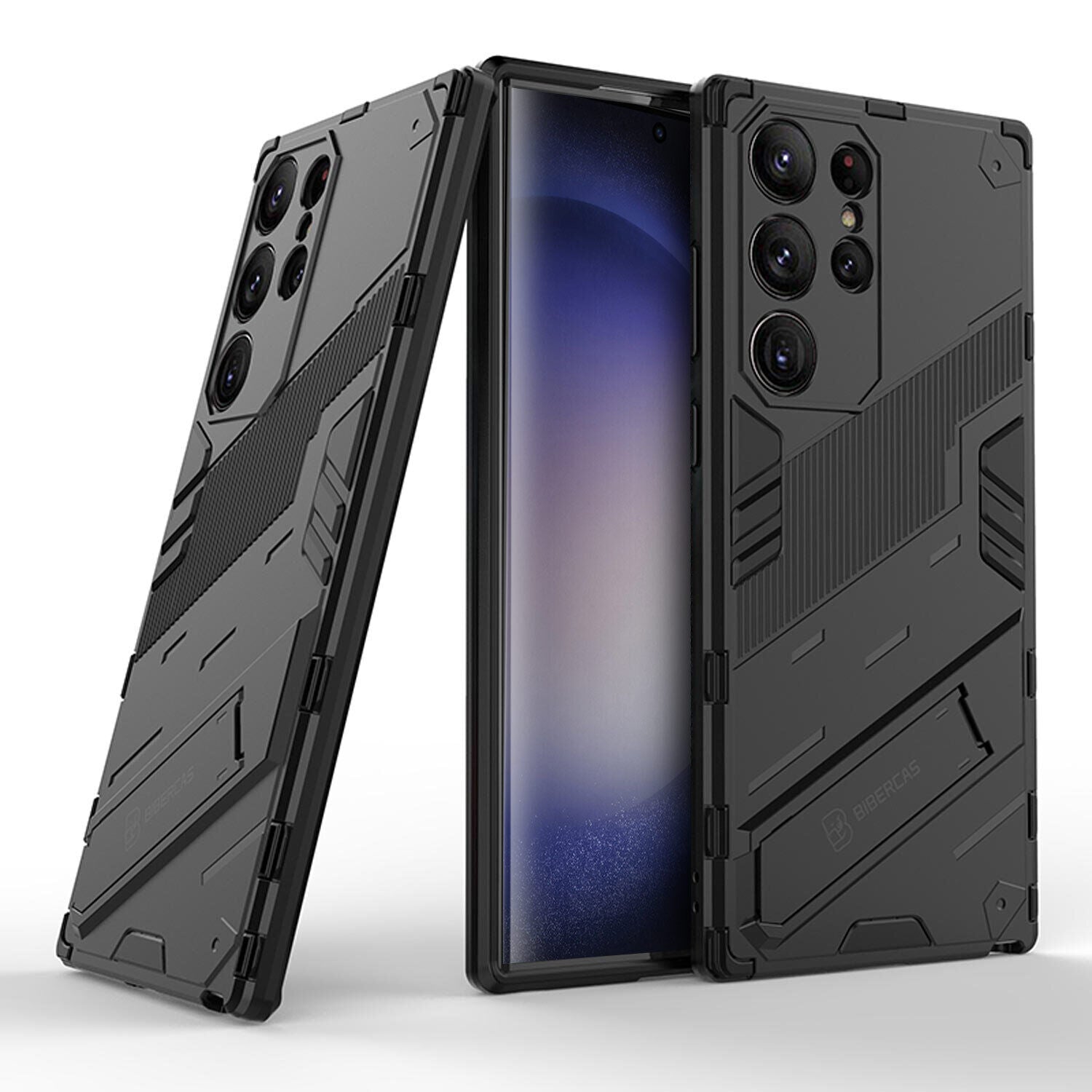 For Samsung S24 Ultra Plus 5G Case Shockproof Heavy Duty Stand Cover