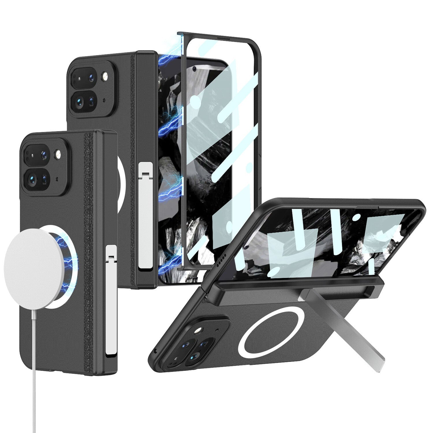 For Google Pixel 10 Pro Fold Case Shockproof Magsafe Cover Screen Protector
