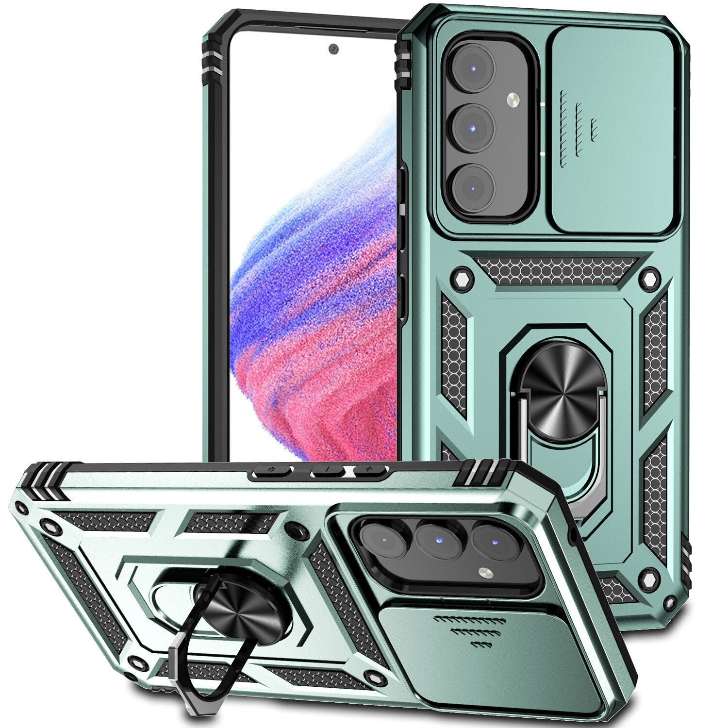 For Samsung Galaxy A15 A55 A34 A54 A05S 5G Case Magnetic Ring Holder Cover