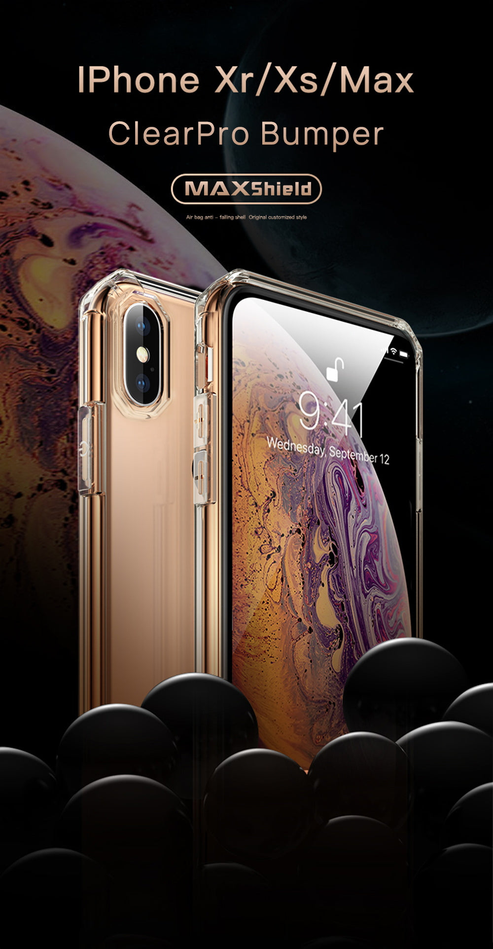 iPhone XS MAX Thin Soft Silicone Case Cover