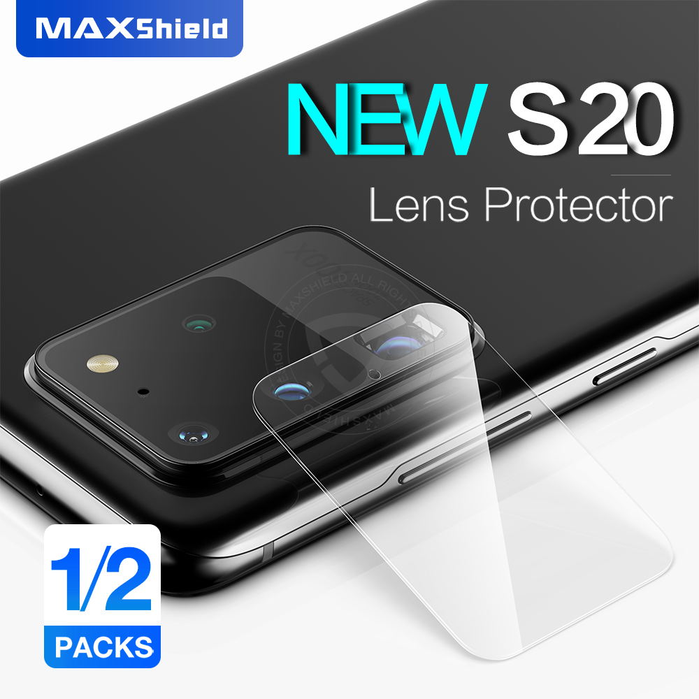 MAXSHIELD Galaxy S20 Camera Lens Tempered Glass Screen Protector