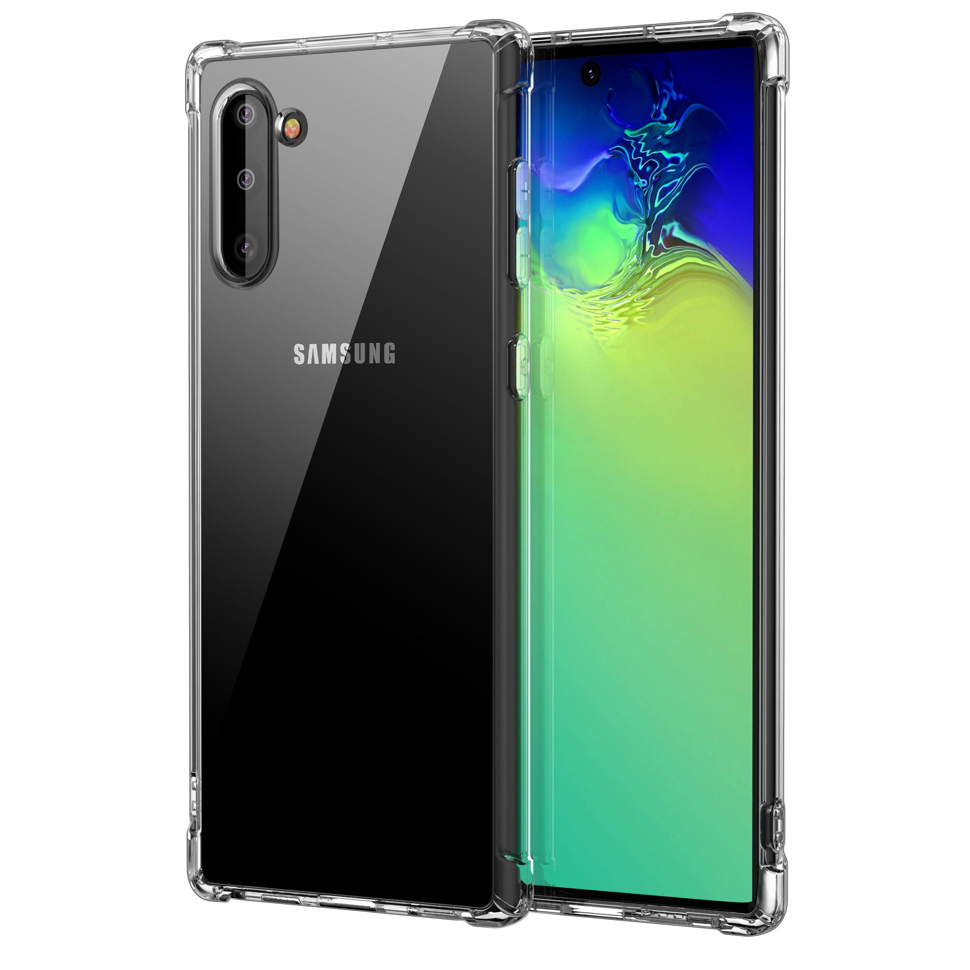 Samsung Galaxy Note 10 Plus Case Clear Heavy Duty Shockproof Slim Cover