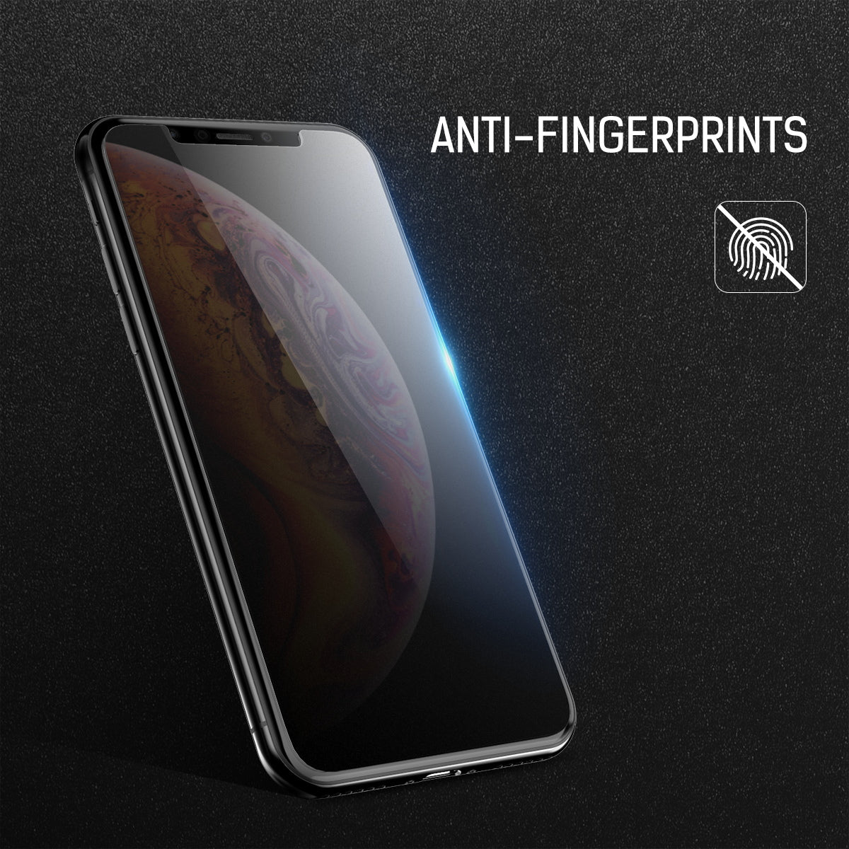 MAXSHIELD Matte Tempered Glass Screen Protector For Apple iPhone XR