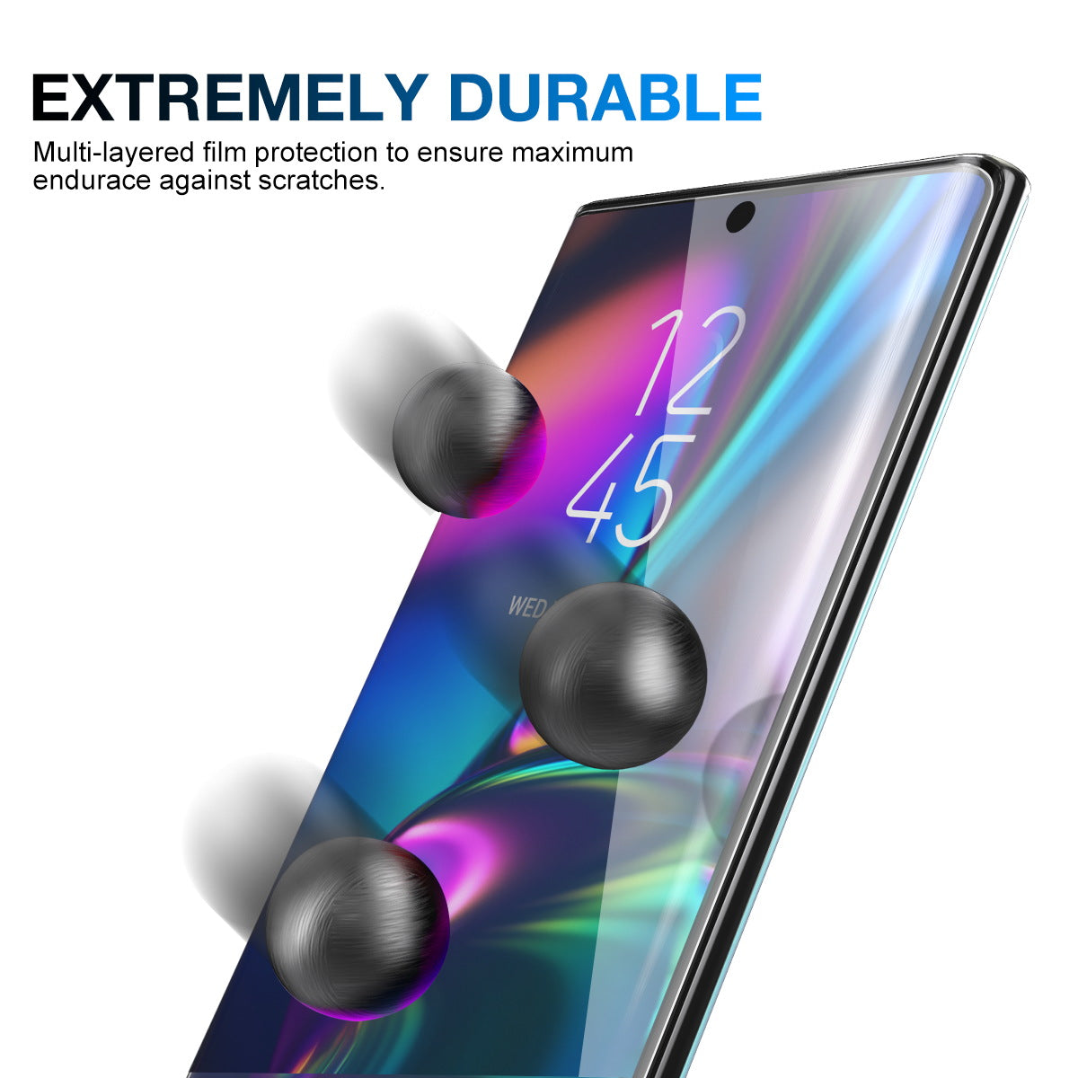 Galaxy Note 10 Plus 5G Screen Protector MaxShield HD Aqua Crystal for Samsung