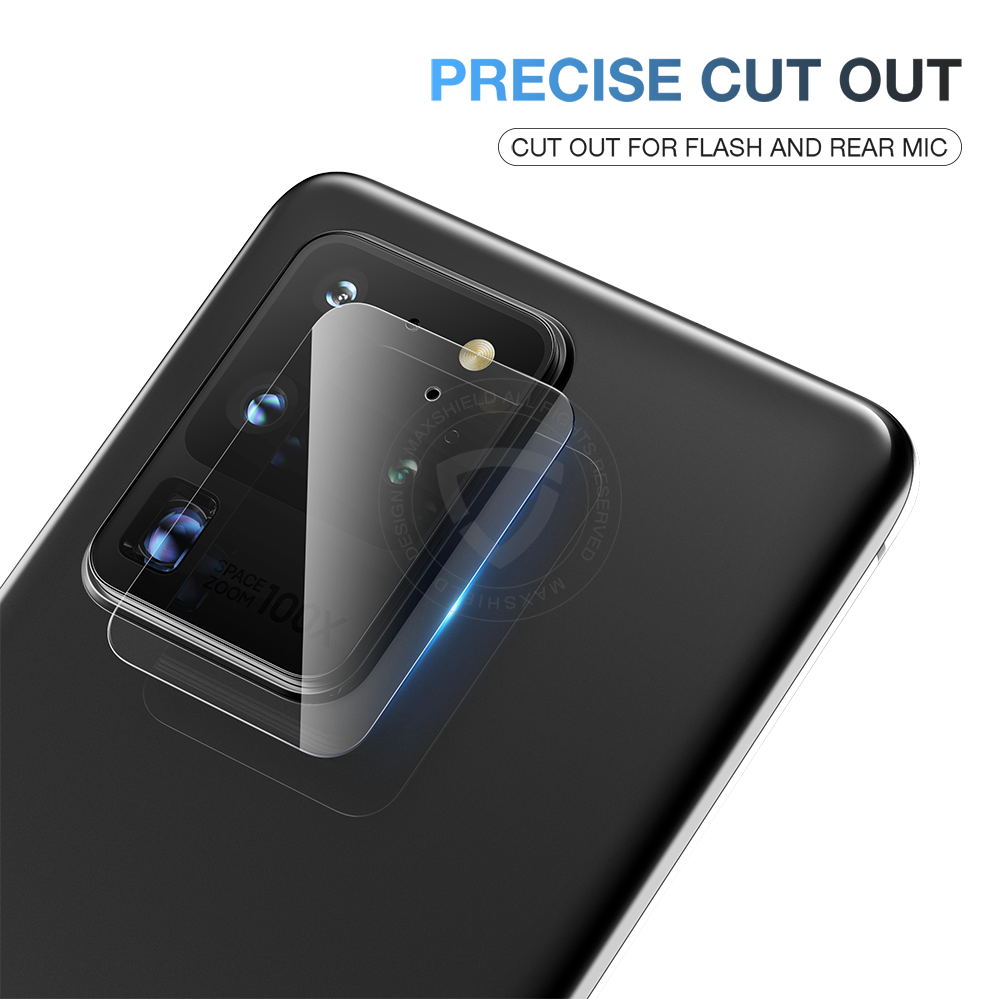MAXSHIELD Galaxy S20 Plus Camera Lens Tempered Glass Screen Protector