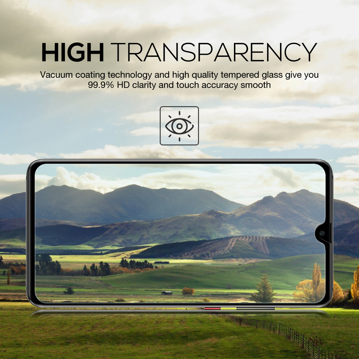 MAXSHIELD 3D Curved Tempered Glass Screen Protector For Huawei Mate 20