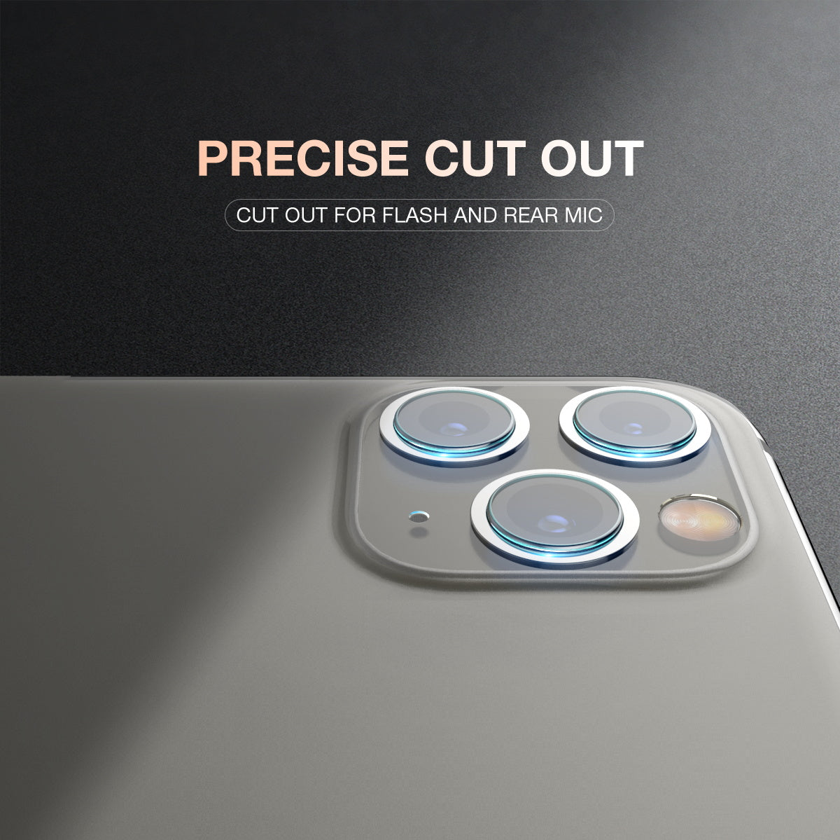 MAXSHIELD iPhone 11 Pro Camera Lens Tempered Glass Screen Protector