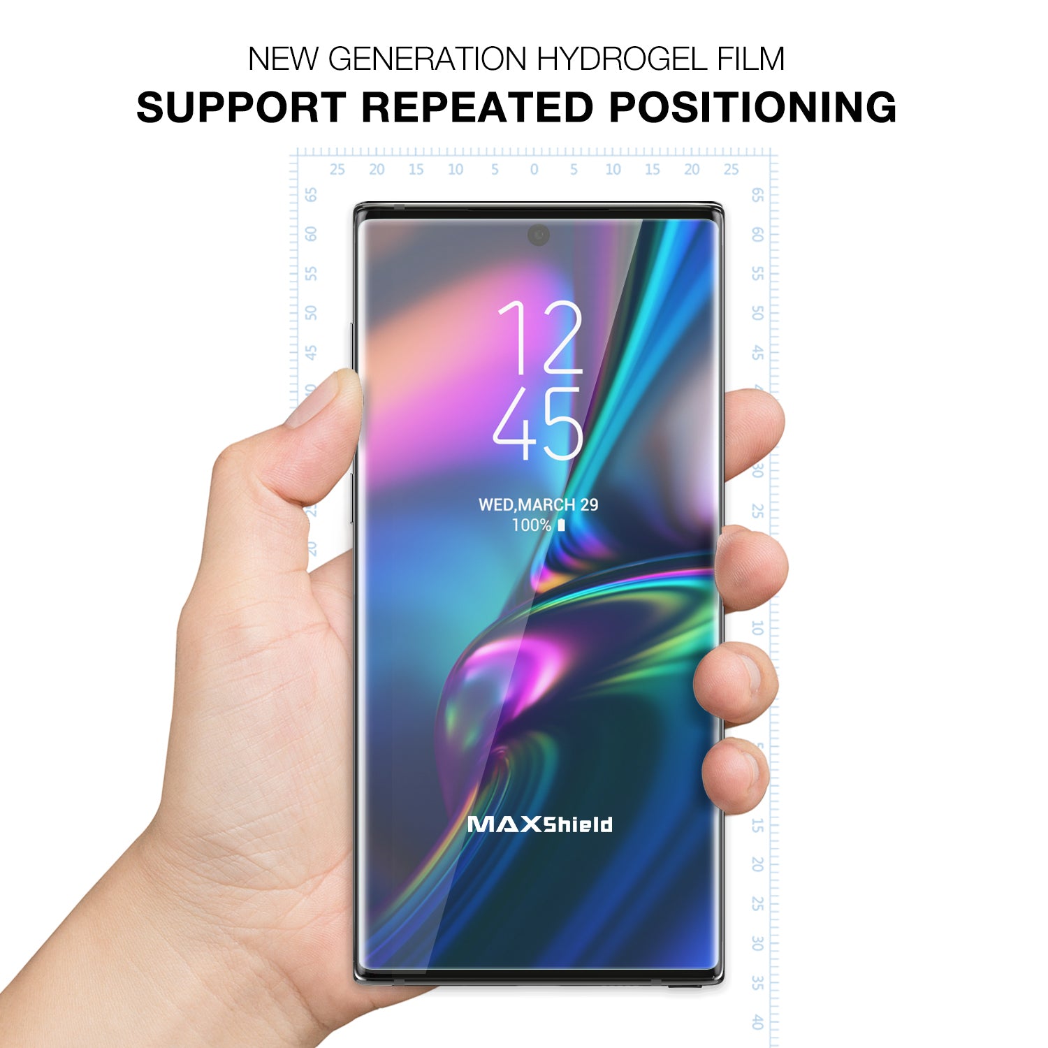 GALAXY NOTE 10 Plus 5G MAXSHIELD HYDROGEL AQUA FLEXIBLE Crystal Film Screen Protector