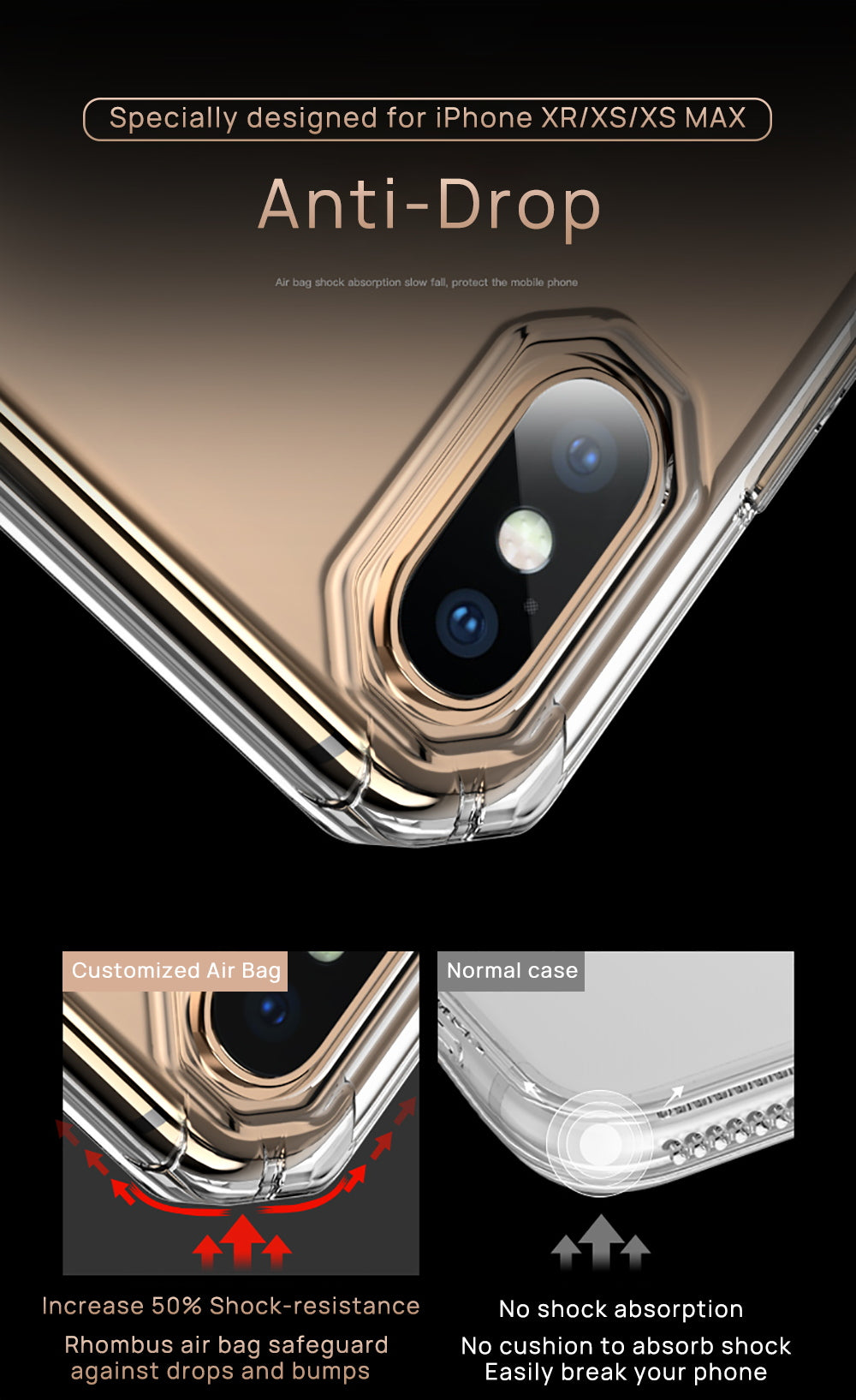 iPhone X Thin Soft Silicone Case Cover