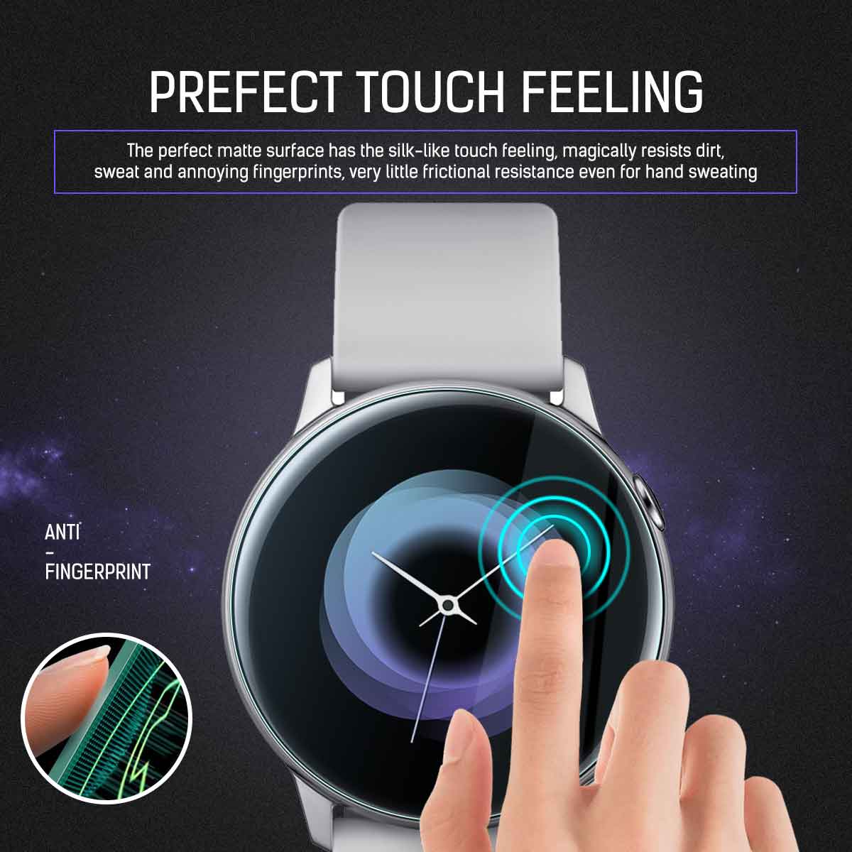 MaxShield Waterproof Screen Protector For Samsung Galaxy Active Watch