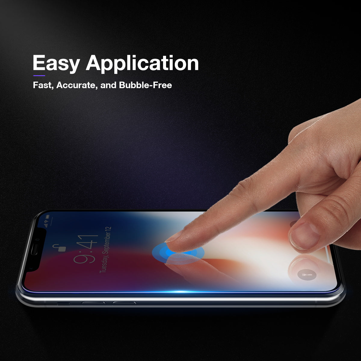 For iPhone XS Full Coverage 9D 5D 9H Tempered Glass Screen Protector