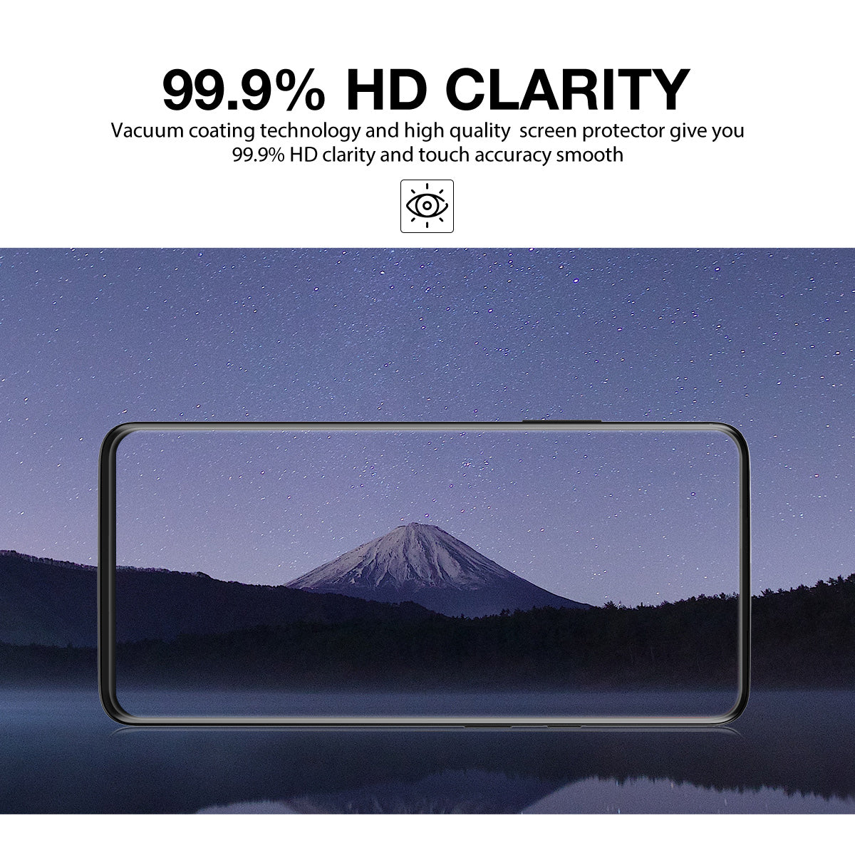 OnePlus 7 Screen Protector, MaxShield HD Aqua Crystal for OnePlus 7