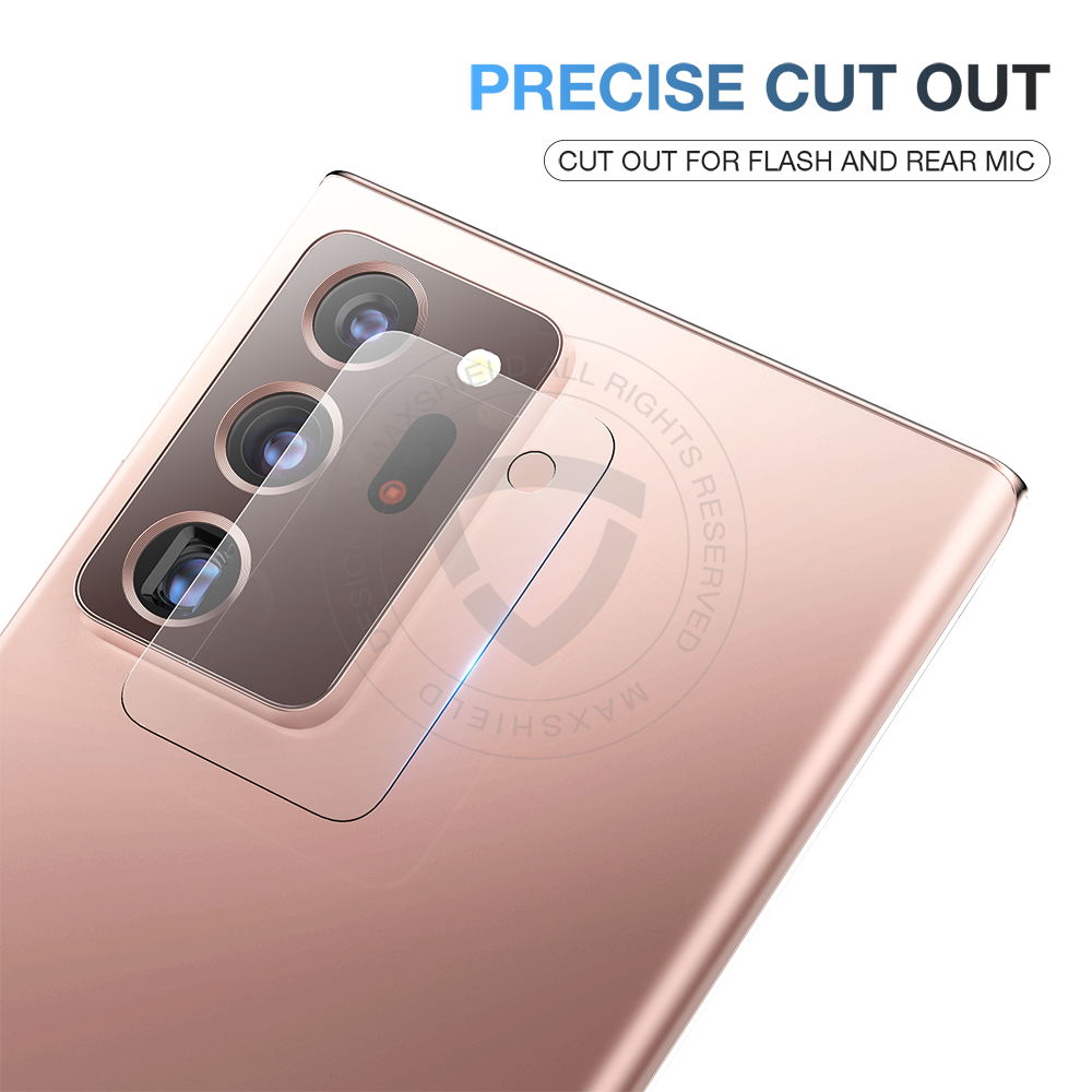 For Galaxy Note 20/Ultra 4G 5G MAXSHIELD Camera Lens Tempered Glass Protector