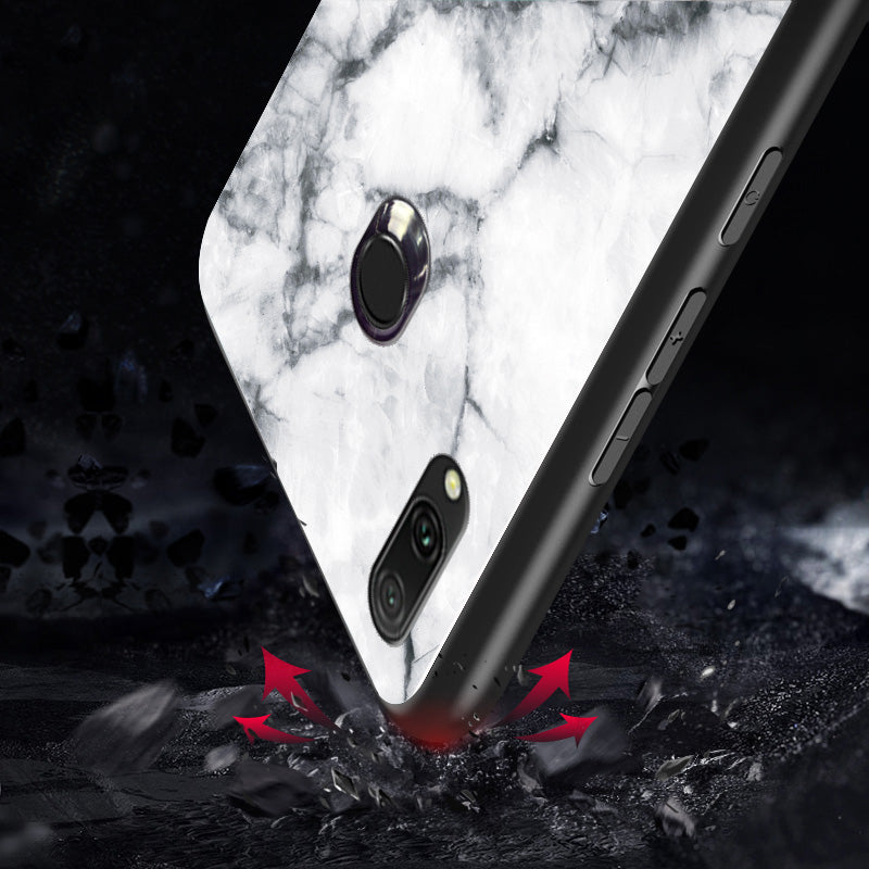 Samsung Galaxy A70 Case Clear Glass Duty Shockproof Slim Cover