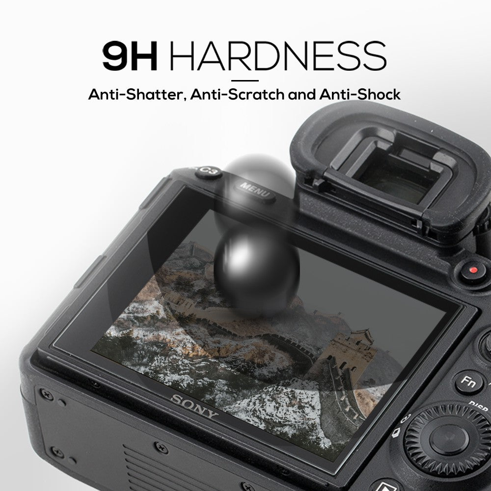Tempered Glass Screen Protector For Sony Alpha A7II A7III A7RII A7RIII A7C