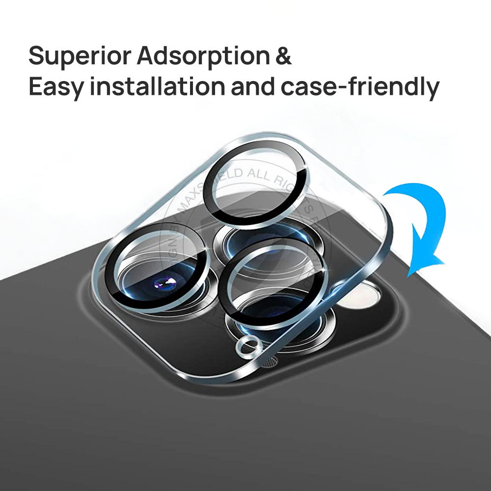 For iPhone 12 Pro Max MAXSHIELD Camera Lens Tempered Glass Screen Protector 1PCS