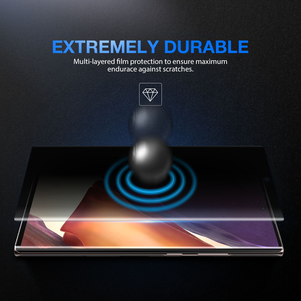 MAXSHIELD Anti Spy Privacy Film Screen Protector For Galaxy Note 20 Ultra 4G 5G