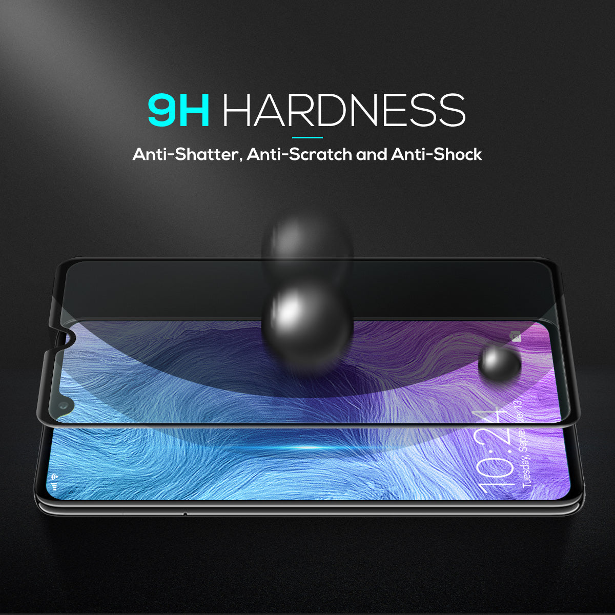 MAXSHIELD 3D Curved Tempered Glass Screen Protector For Huawei Mate 20